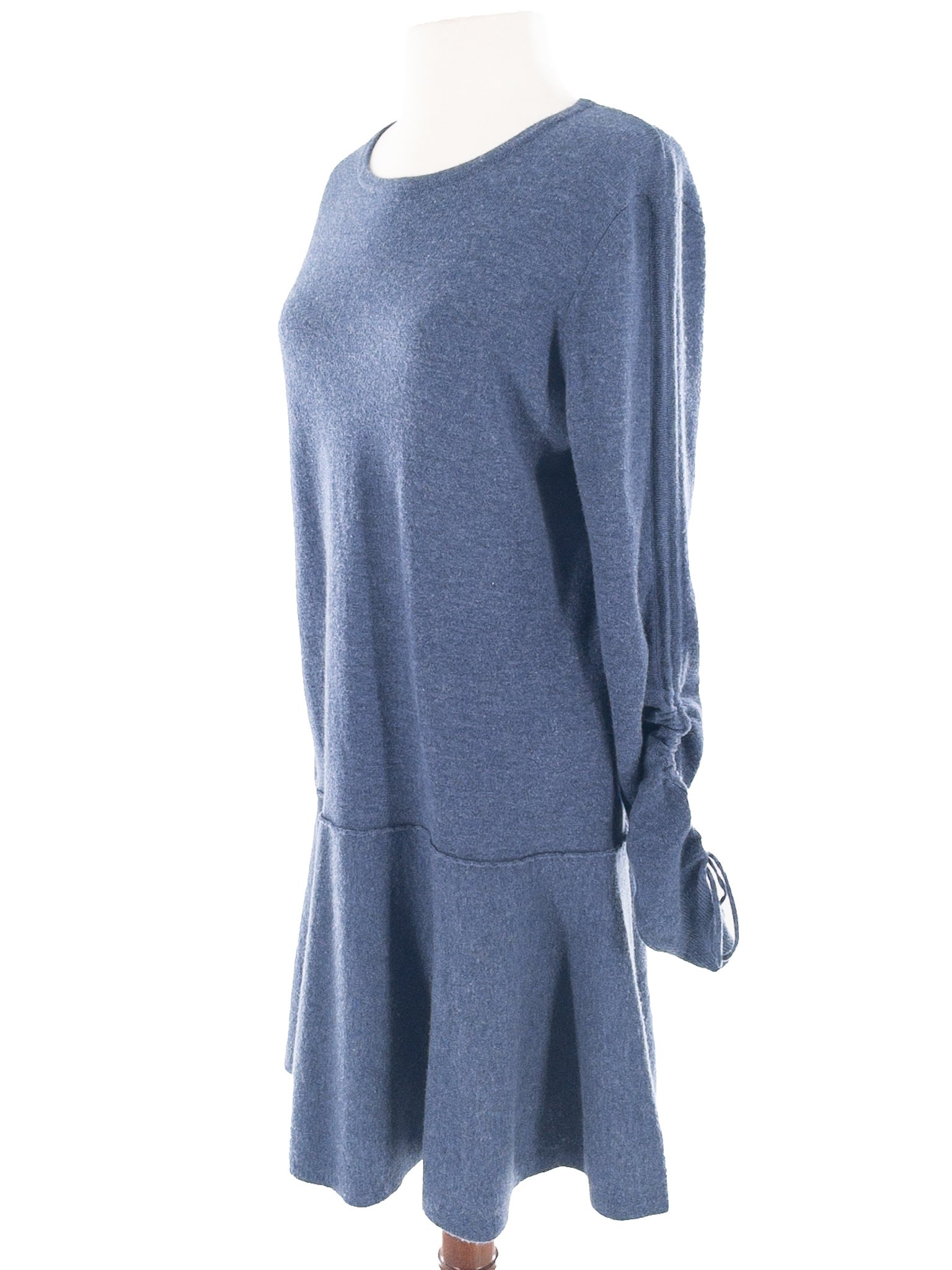 Autumn Cashmere Slate Heather Cashmere Long Sleeve Size M Dress