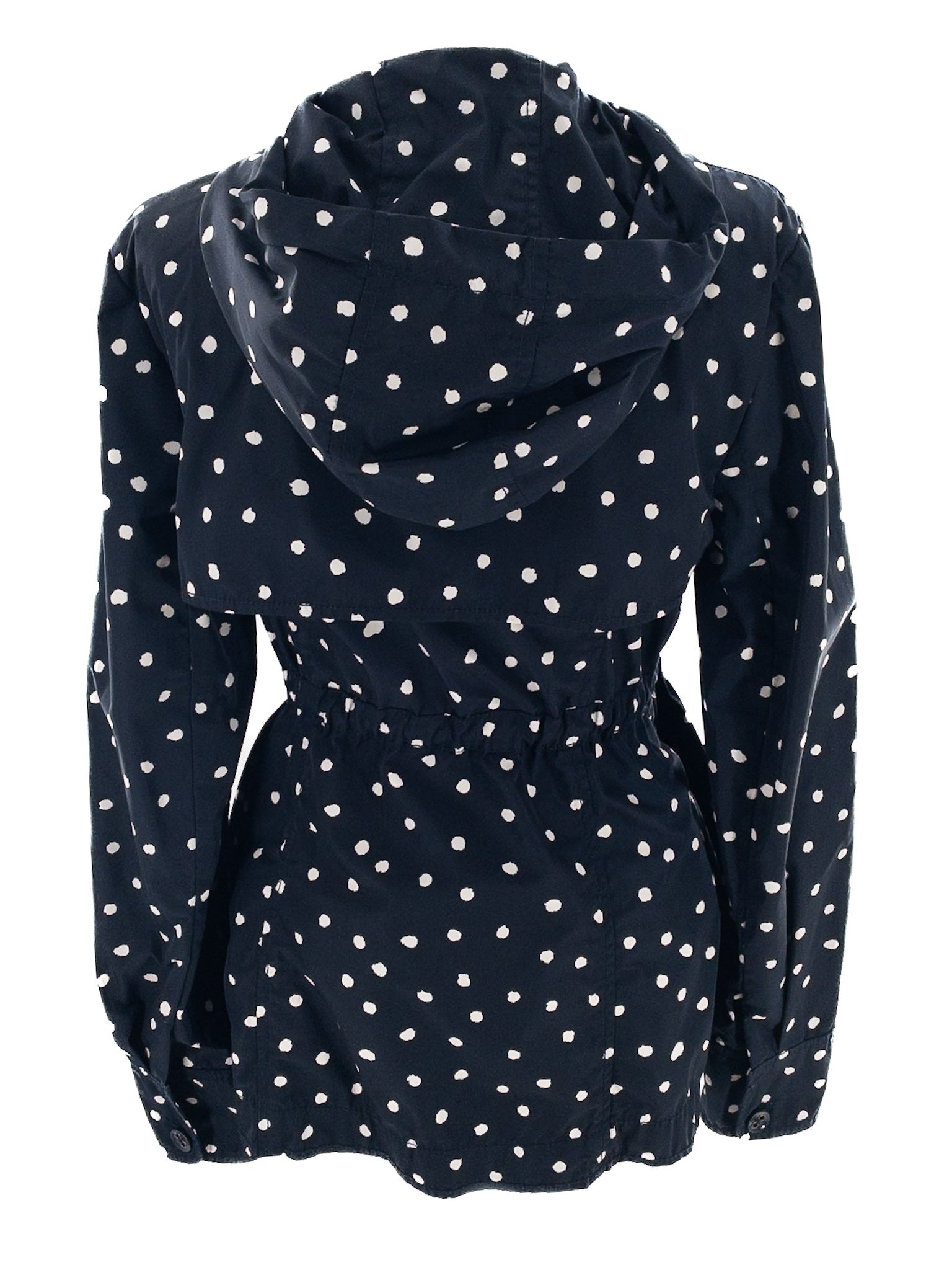 Daughters of the Liberation Navy White Polka Dot Nylon Blend Size 6 Jacket