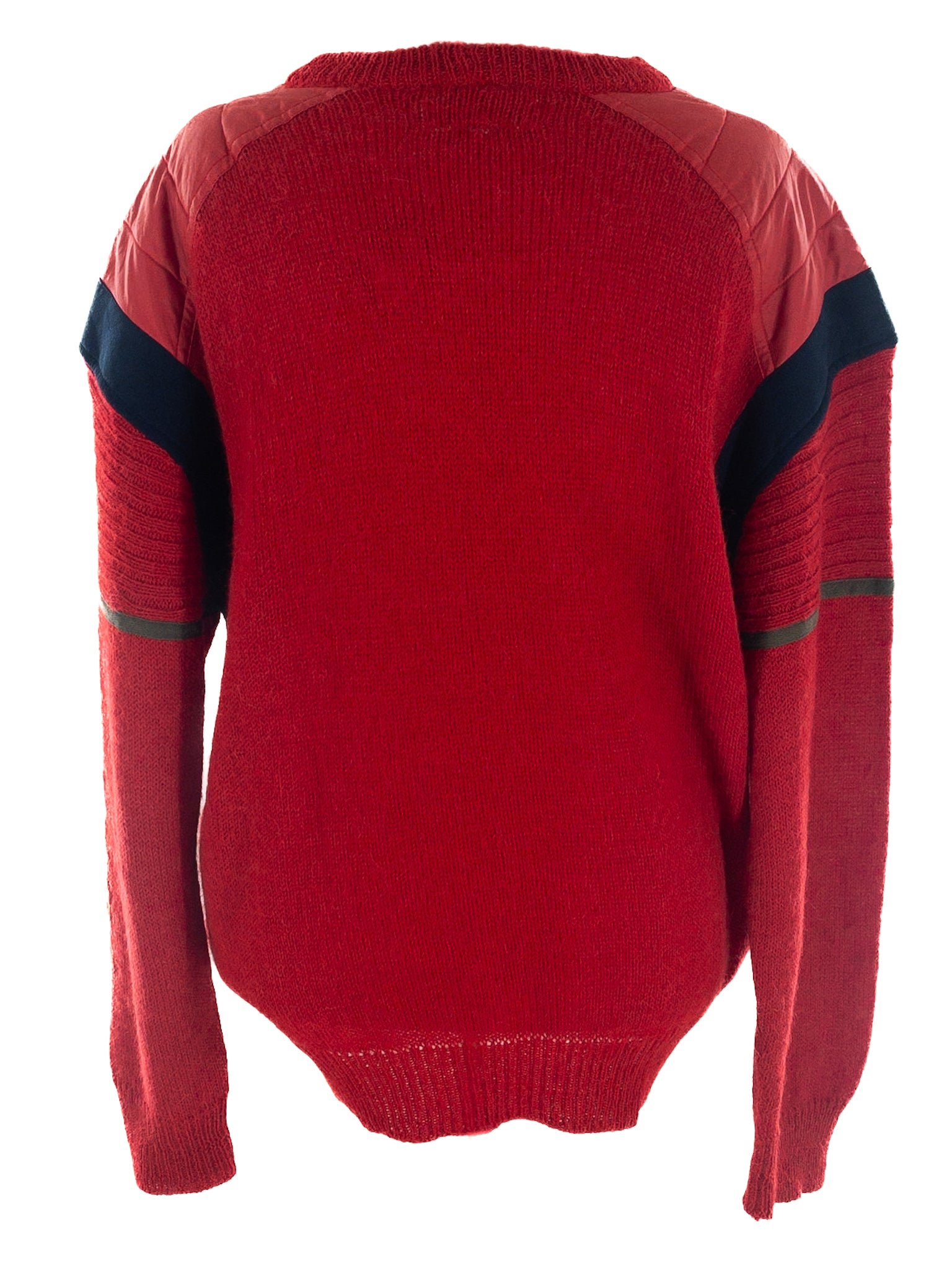 Iceberg Red Navy Alpaca Blend Size XL Sweaters