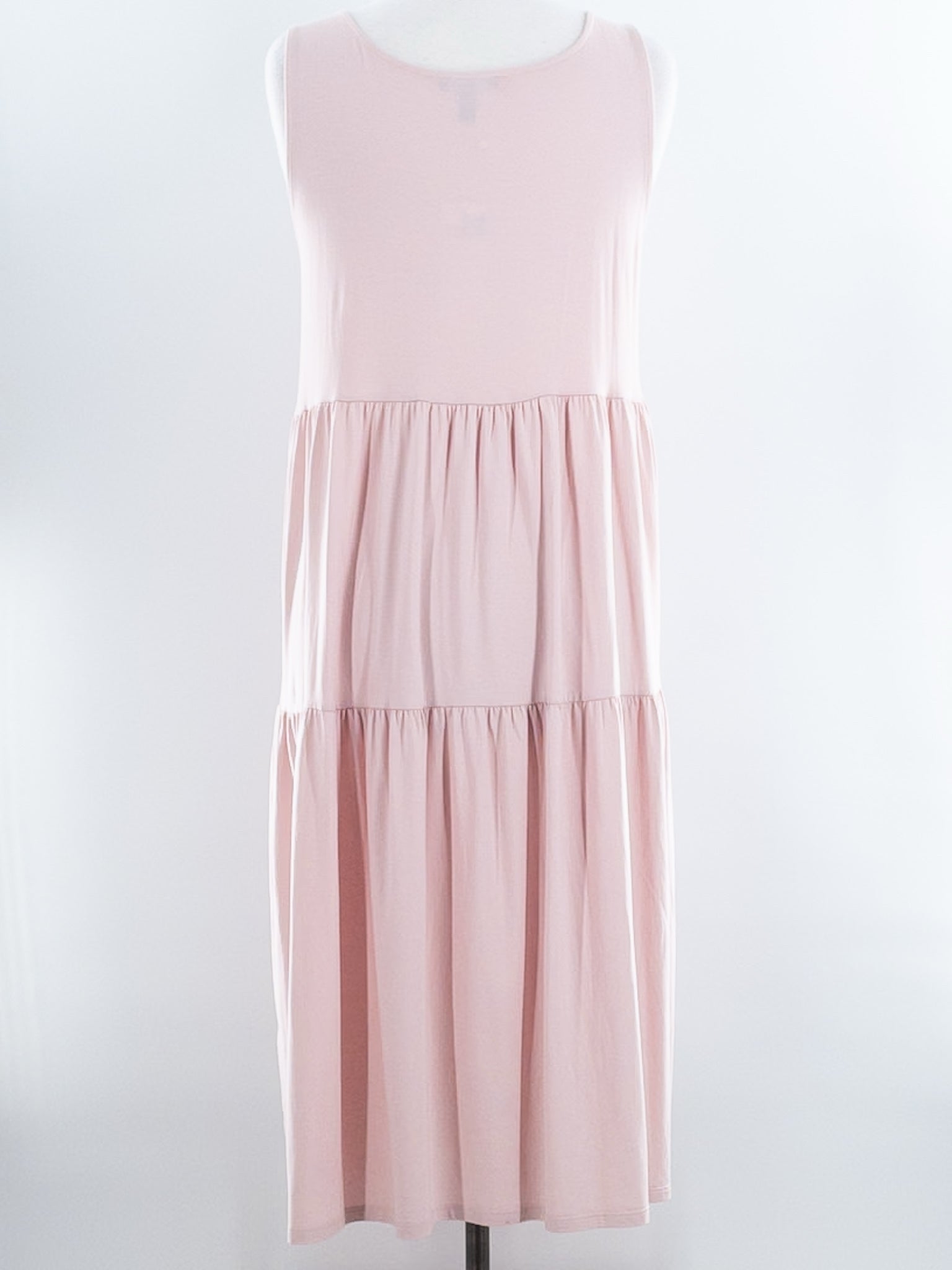 Eileen Fisher Rose Tiers Tencel Sleeveless Size XS Dress
