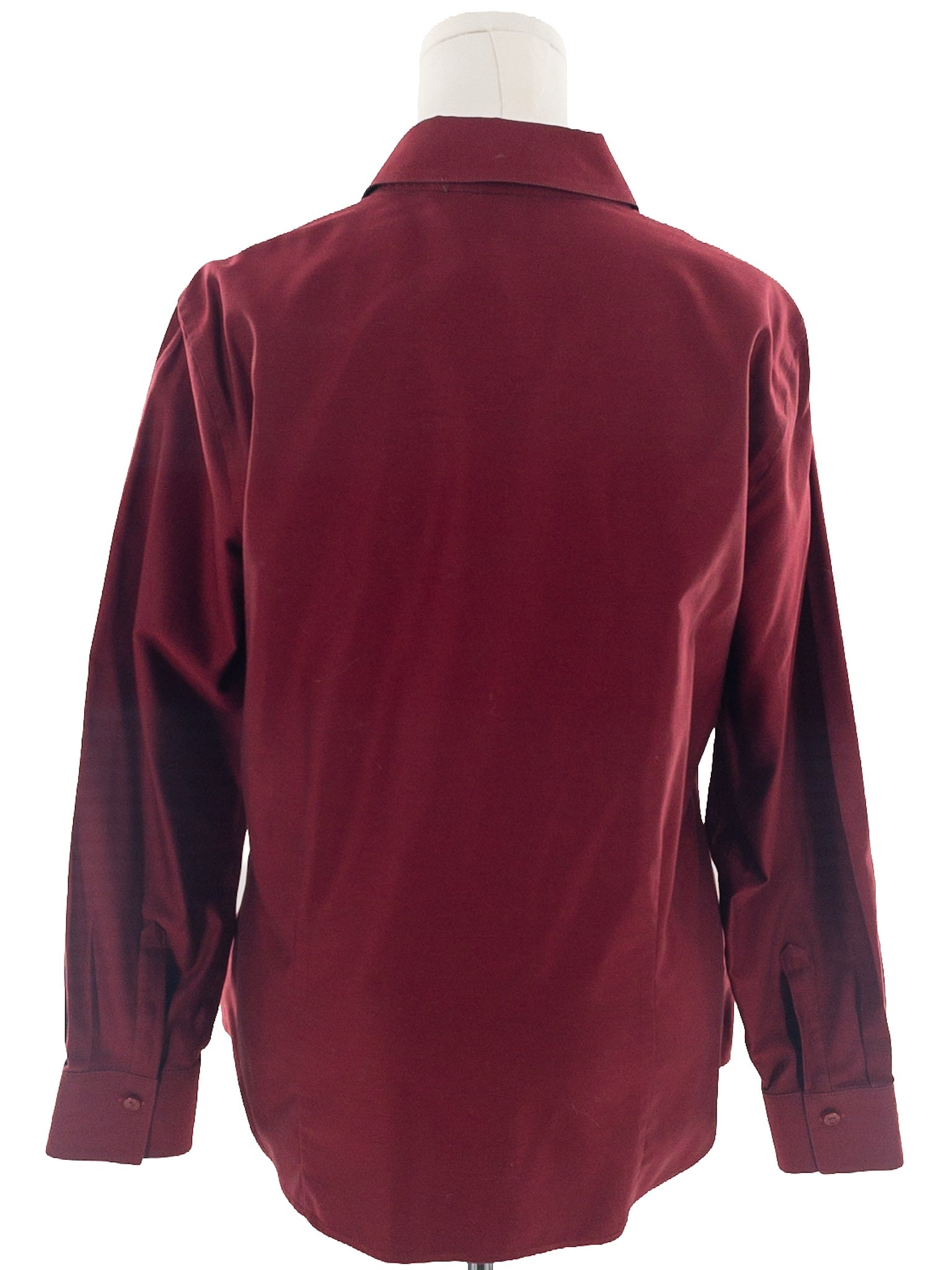 Coldwater Creek Red Cotton Long Sleeve Size 14/16 Blouse