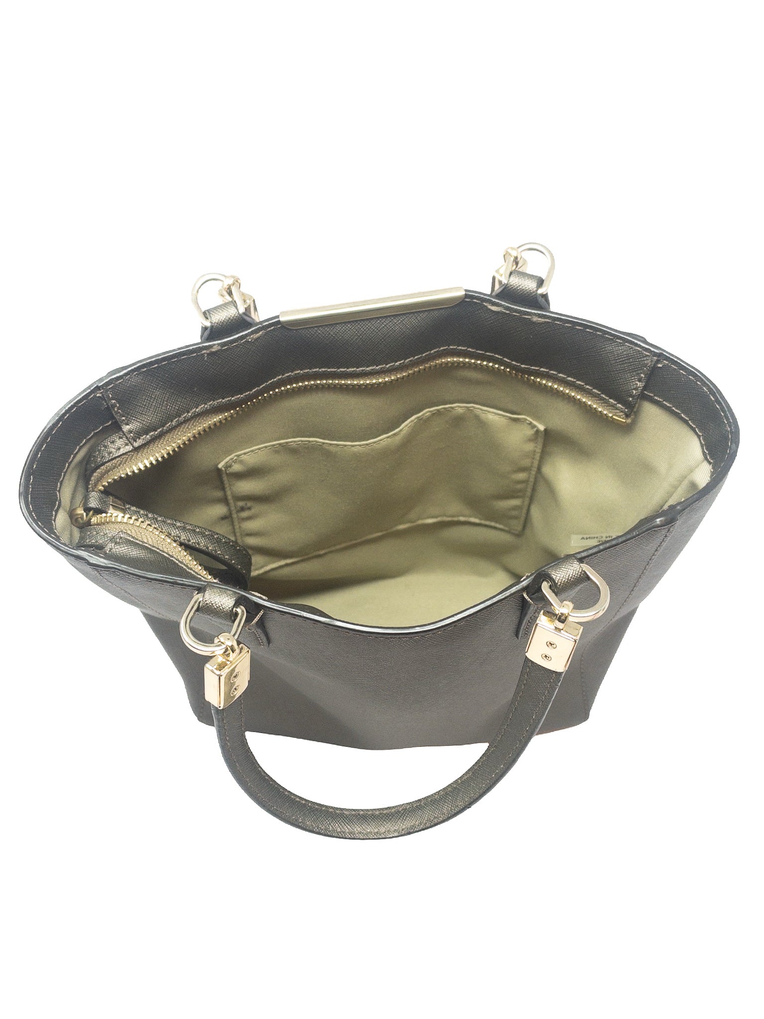 Coach Bronze Metallic Leather Purse