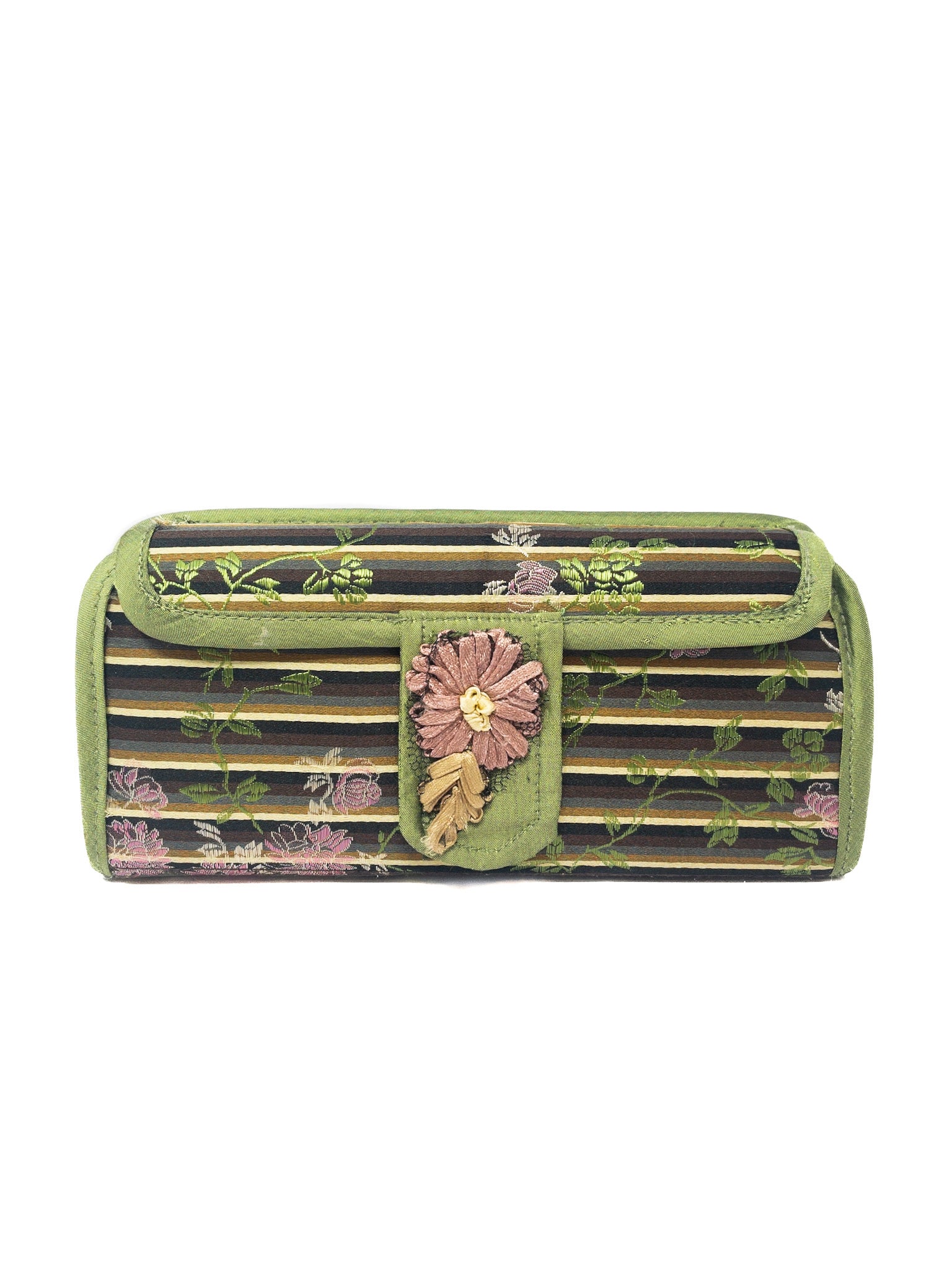 Goody Goody Green Rose Fabric Wallet