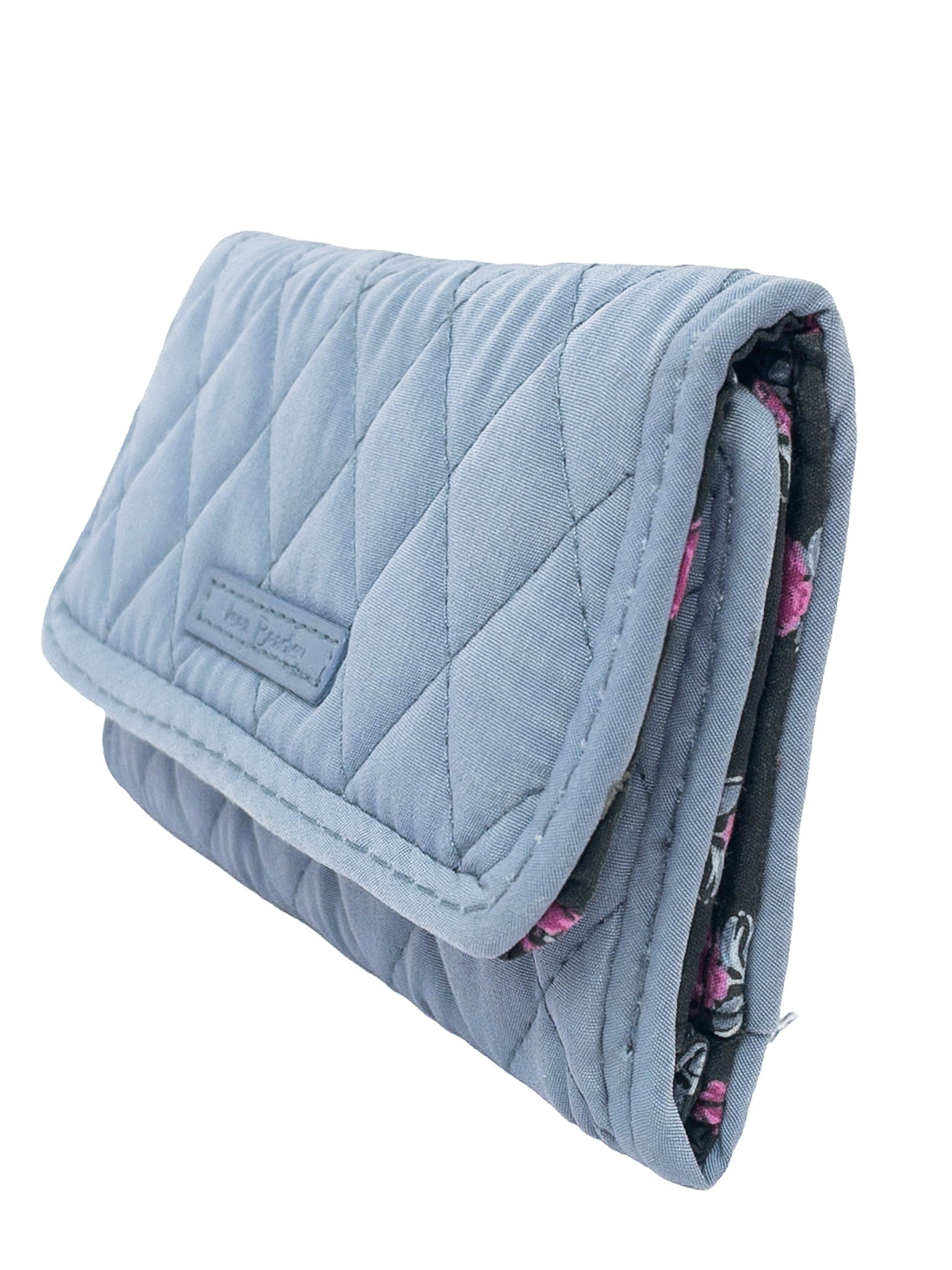 Vera Bradley Dusty Blue Quilt Wallet