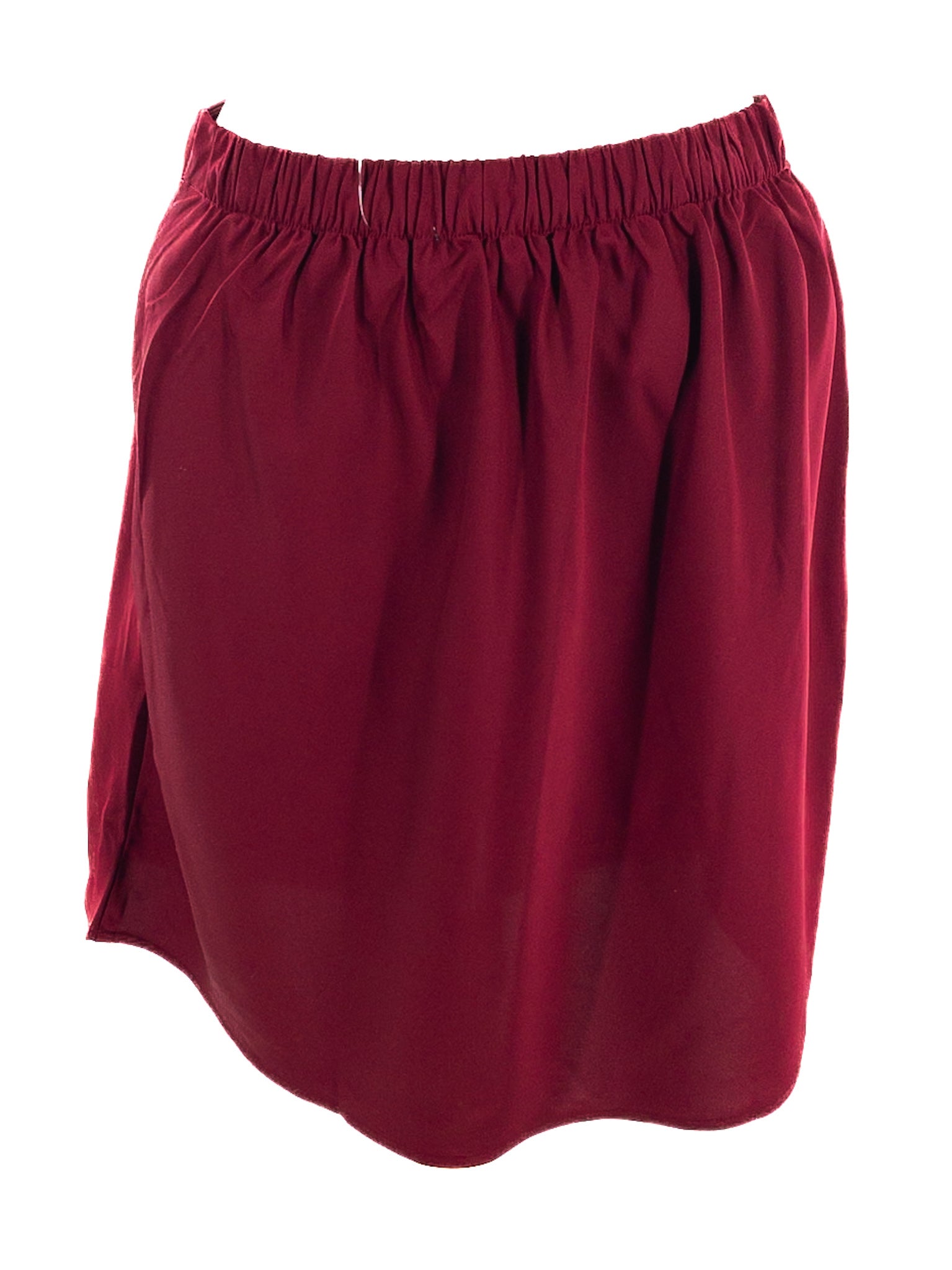 J Crew Wine Polyester Size XS Skirt
