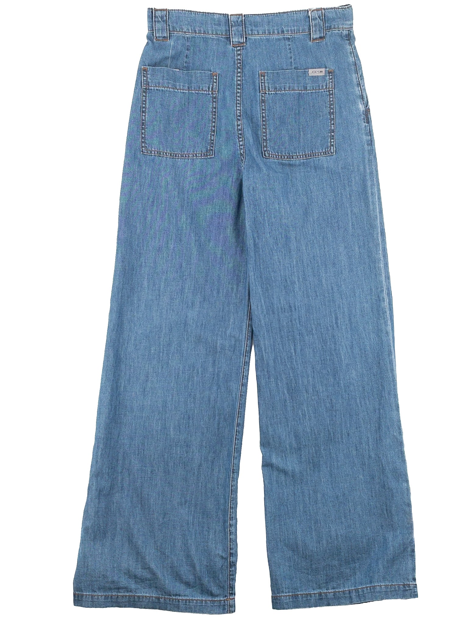 Joe's Blue Washed Denim Trouser Size 2 Jeans