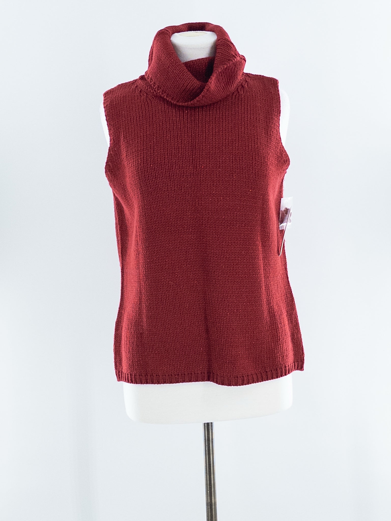 Rosanna Red Cowl Neck Acrylic Blend Size L Sweaters