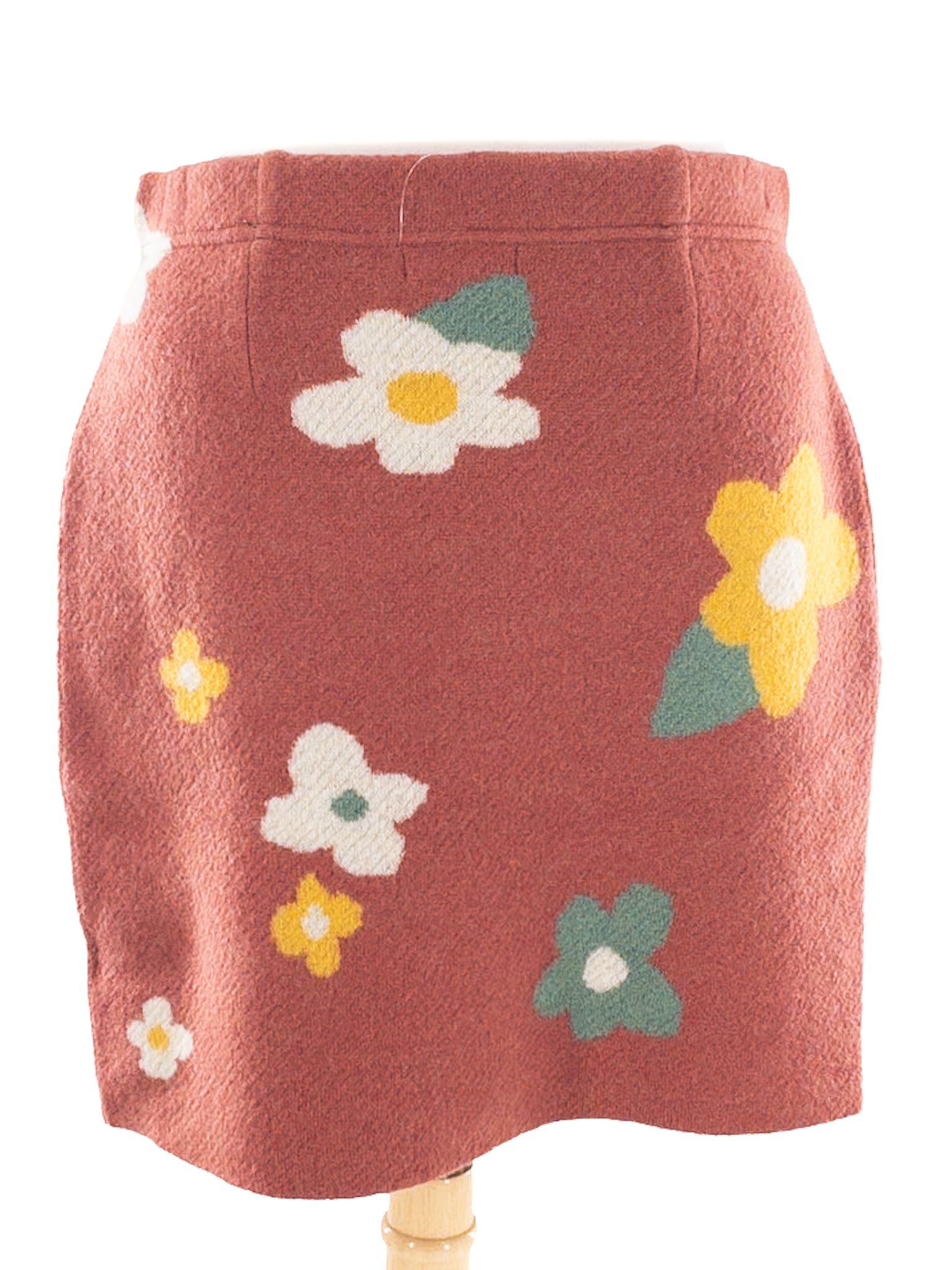 Toad & Co Brick Floral Wool Blend Size S Skirt