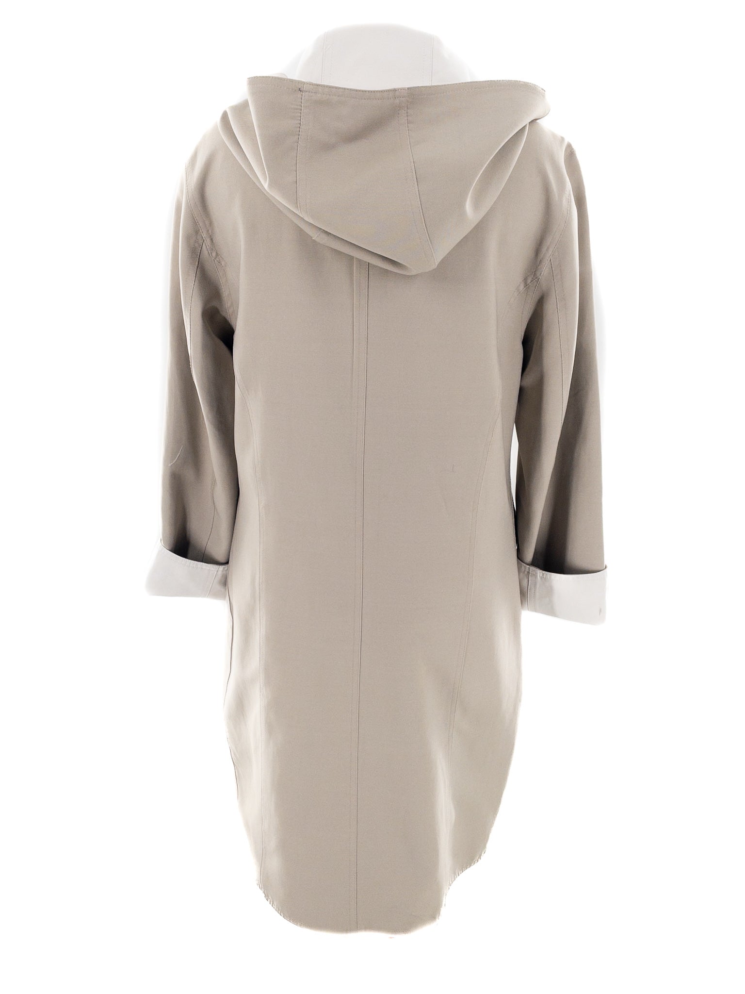 Calvin Klein Khaki White Polyester Blend Size M Jacket
