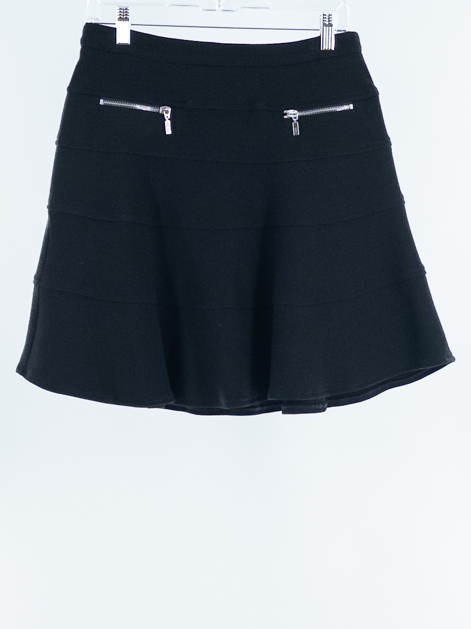 See by Chloe Black Wool Blend Size 8 Skirt