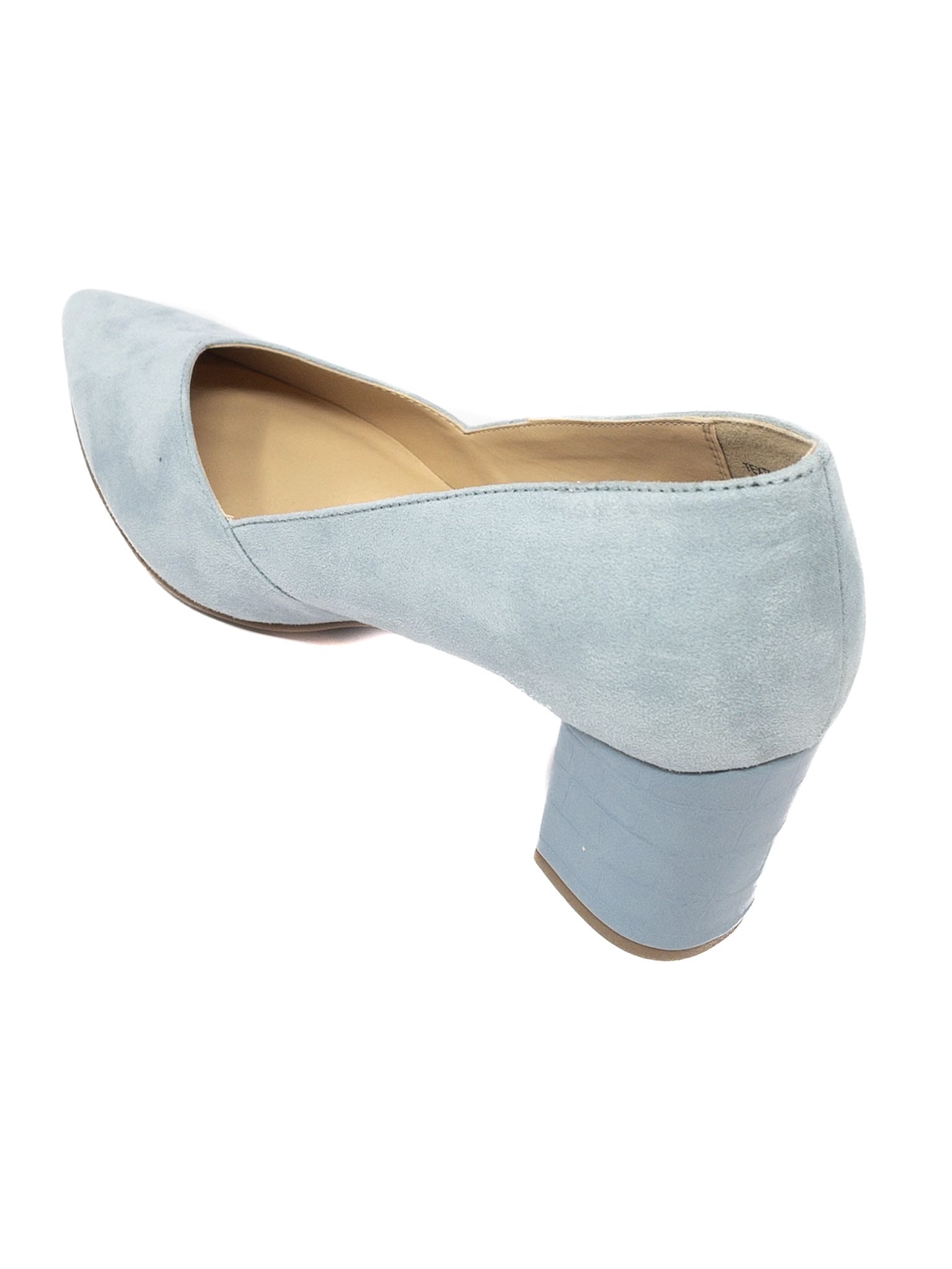 Ann Taylor Light Blue Faux Suede 8.5 Pumps