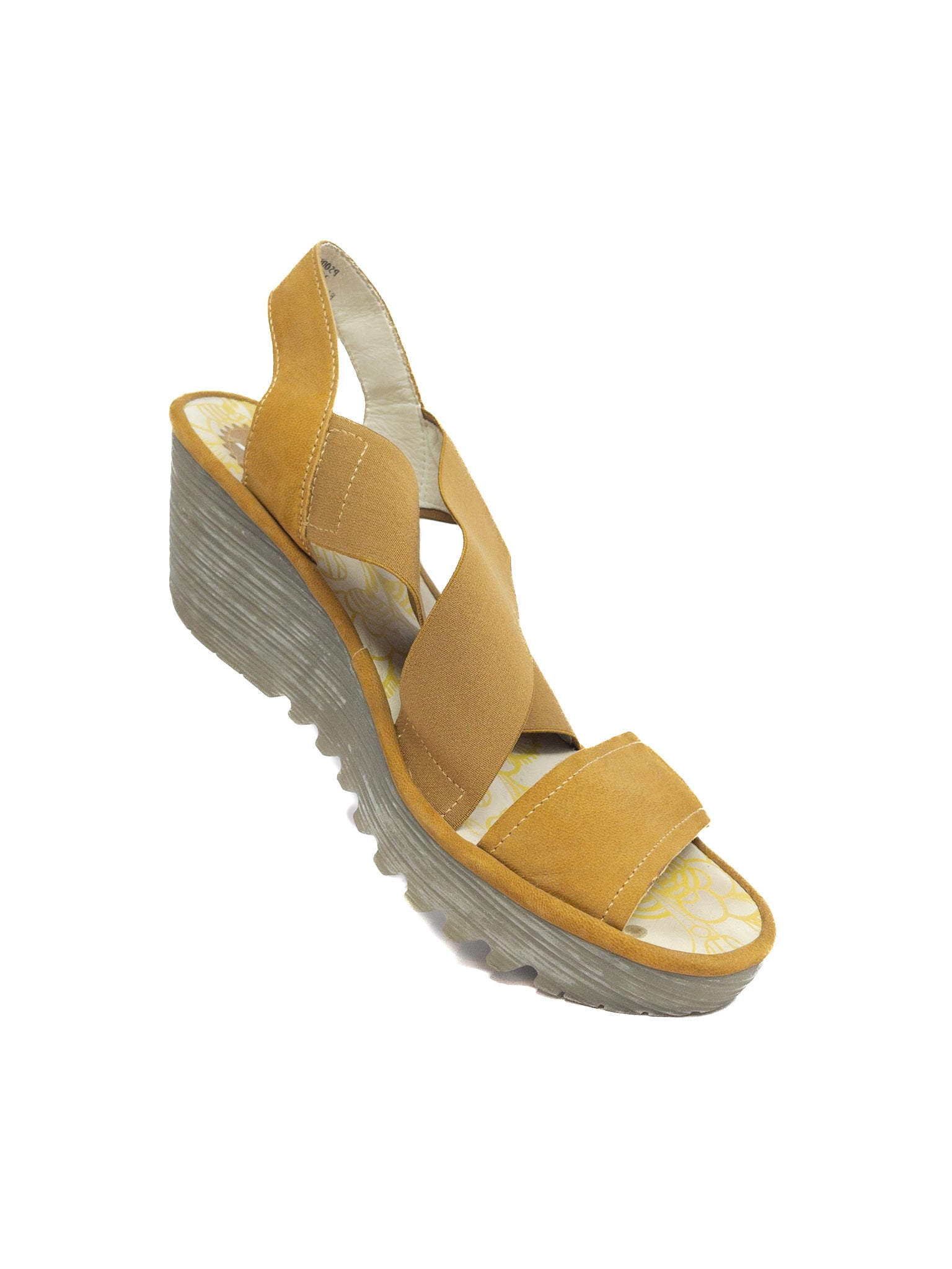 Fly London Ochre Strappy Suede 10 Sandals