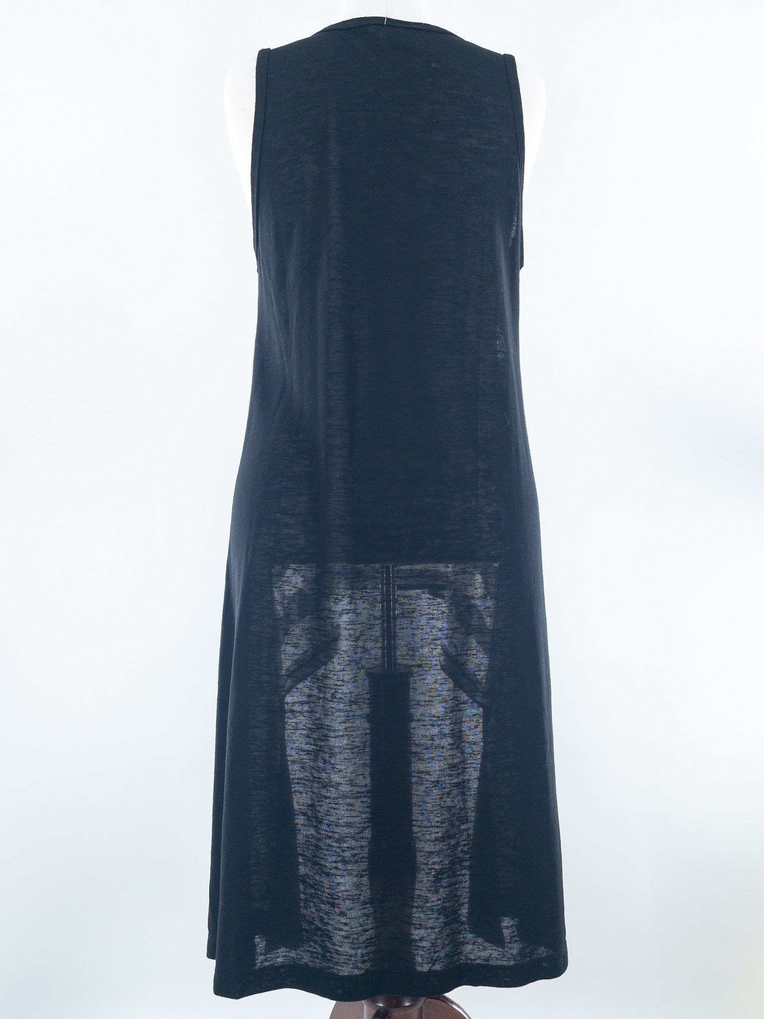 Kedem Sasson White Black Stripe Viscose Blend Size 20 Tunic