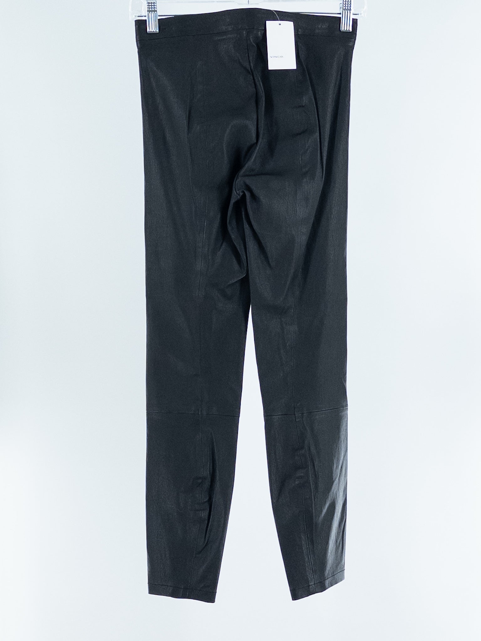 Vince Black Leather Legging Size M Pants