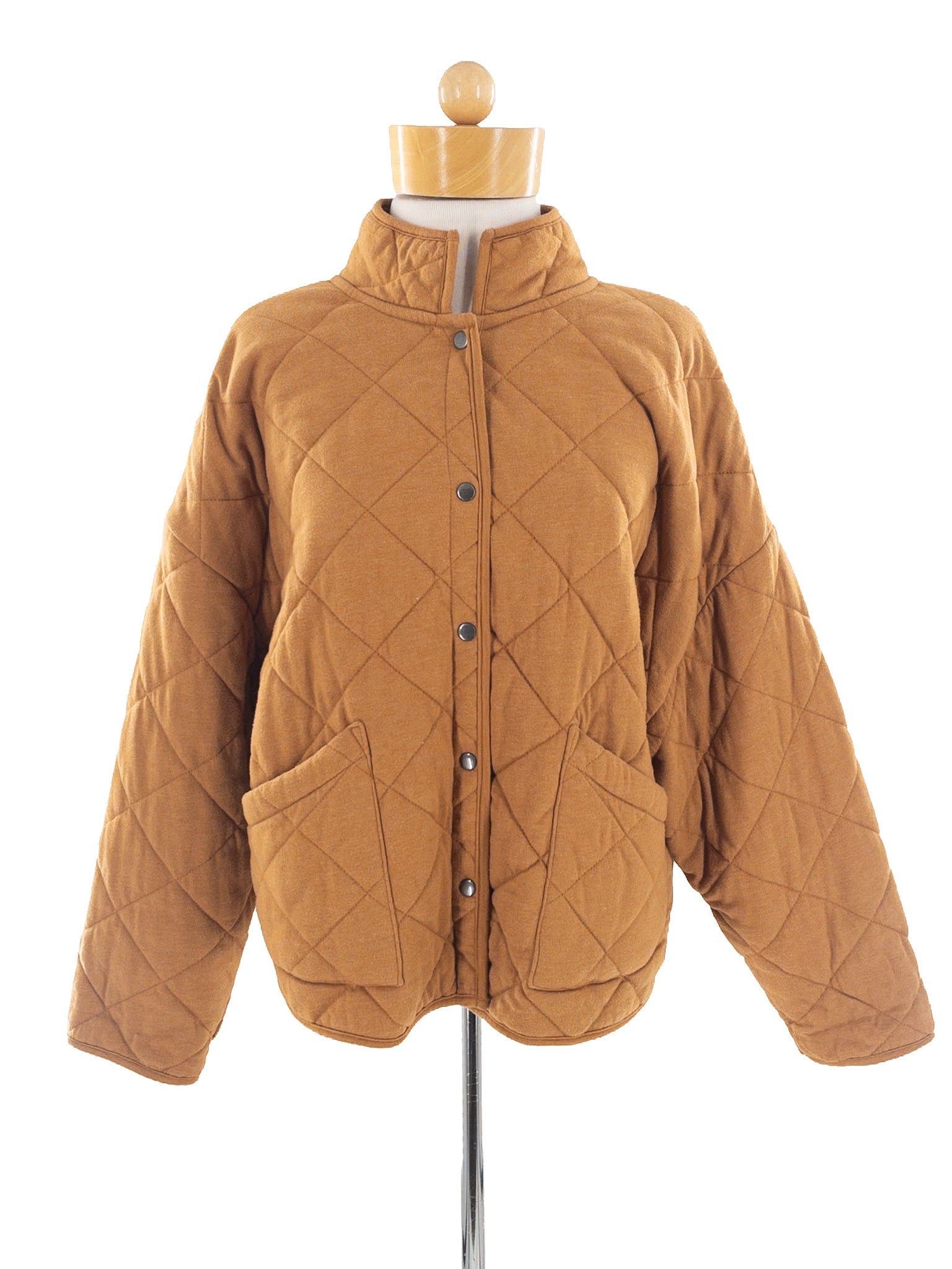 Z Supply Turmeric Quilt Cotton Blend Size M Jacket