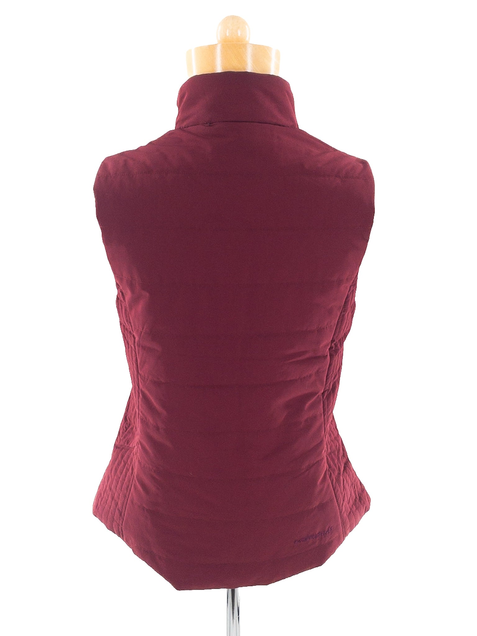 Under Armor Maroon Logo Polyester Blend Size S Vest