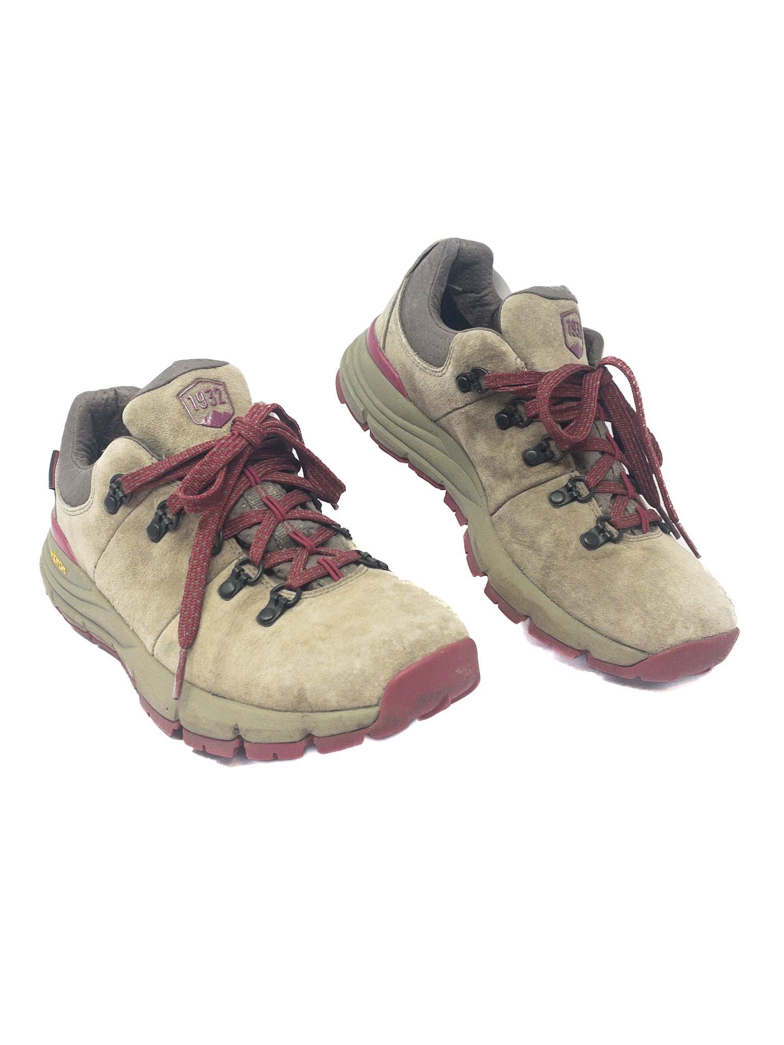 Danner Stone Burgundy Tie Leather 8 Shoes