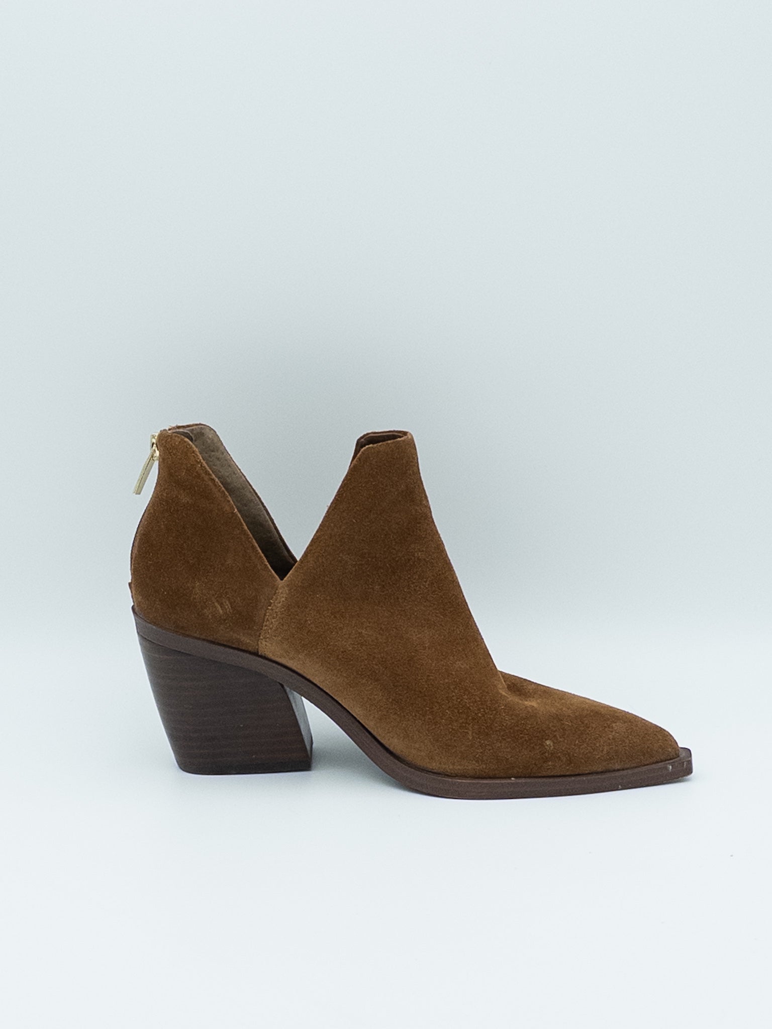 Vince Camuto Caramel Suede 9 Bootie