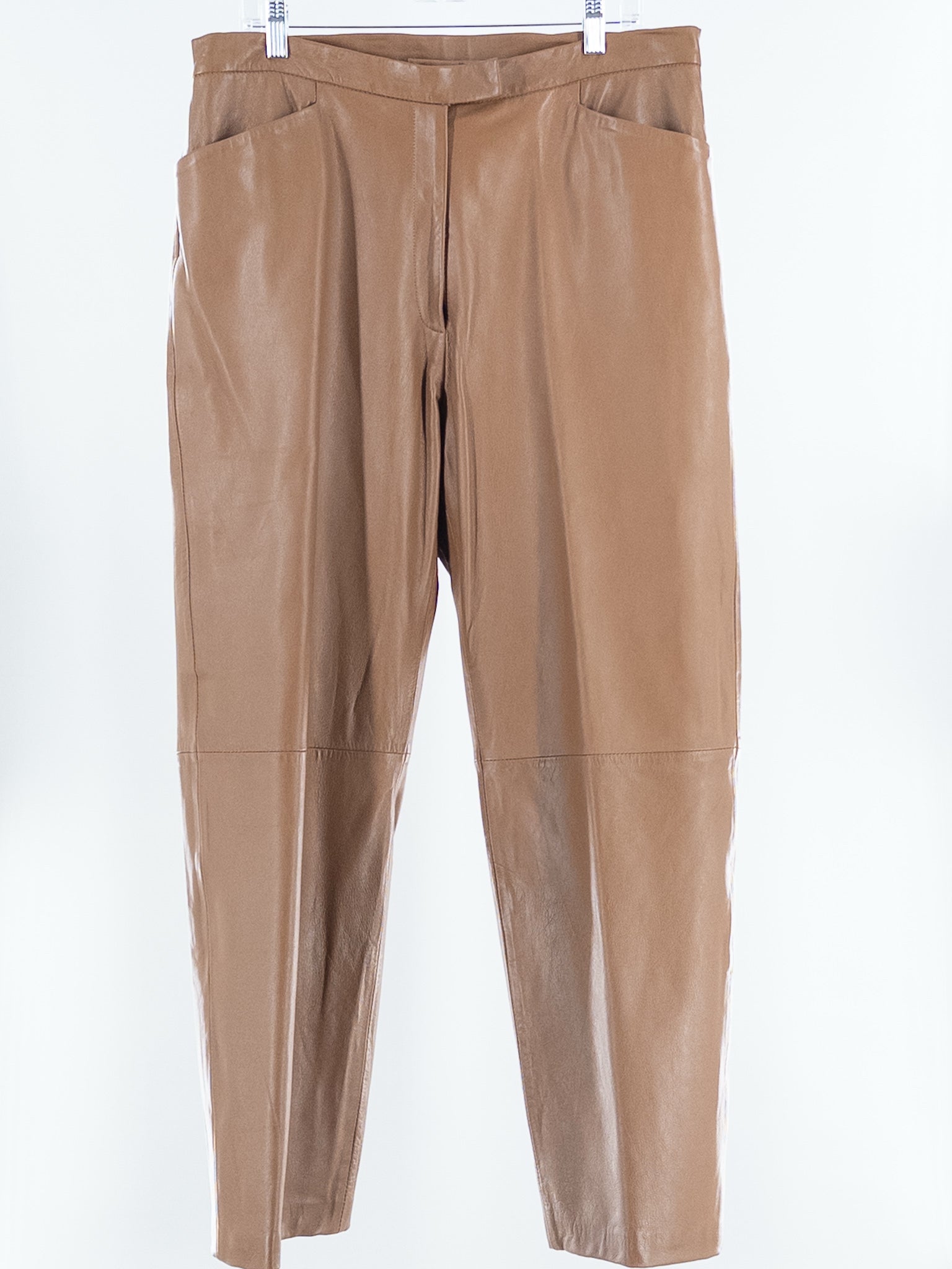 Saguaro Caramel Leather Straight Size 16 Pants