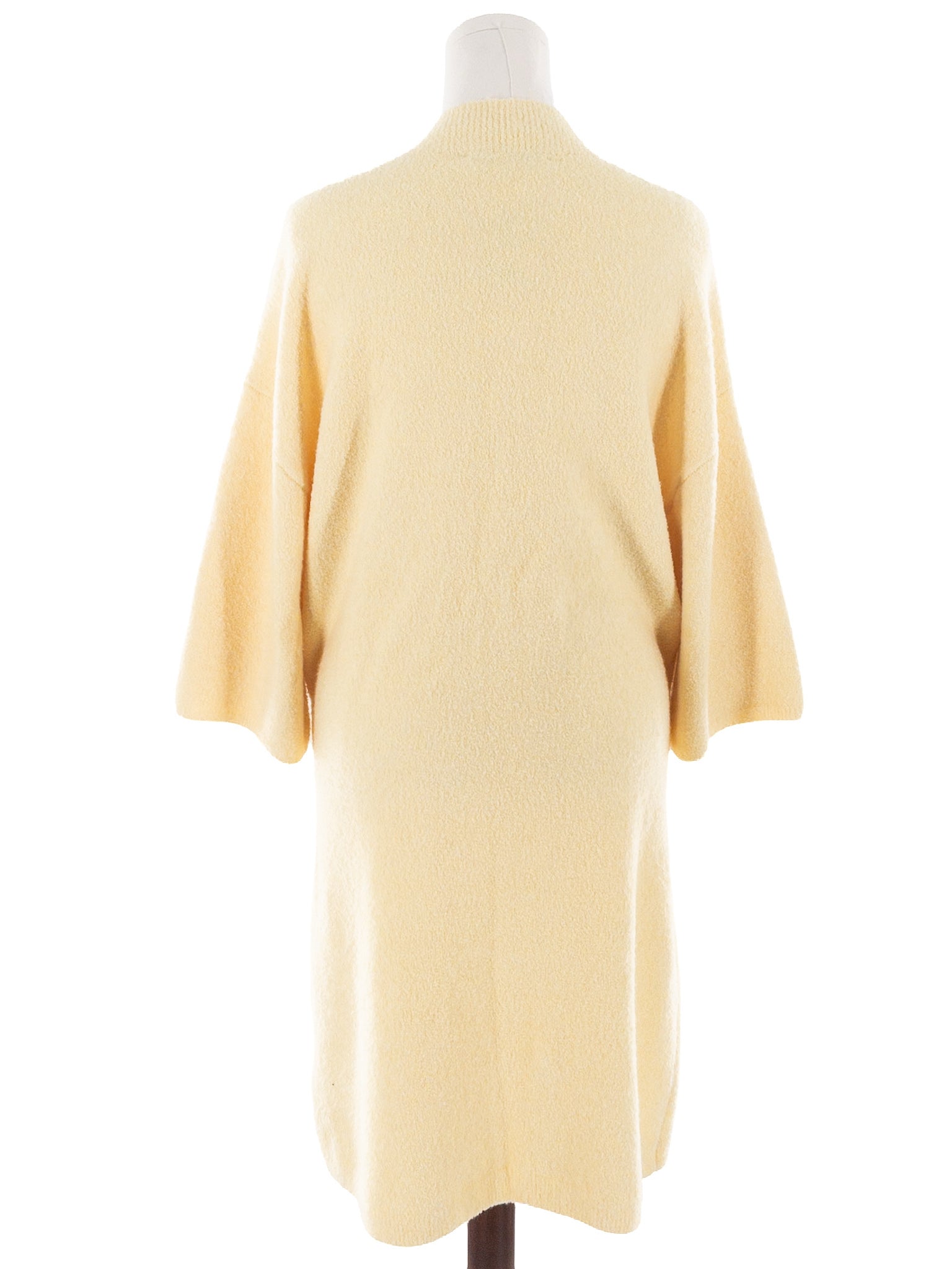 Abercrombie Yellow Knit Polyester Blend 3/4 Sleeve Size XLT Dress
