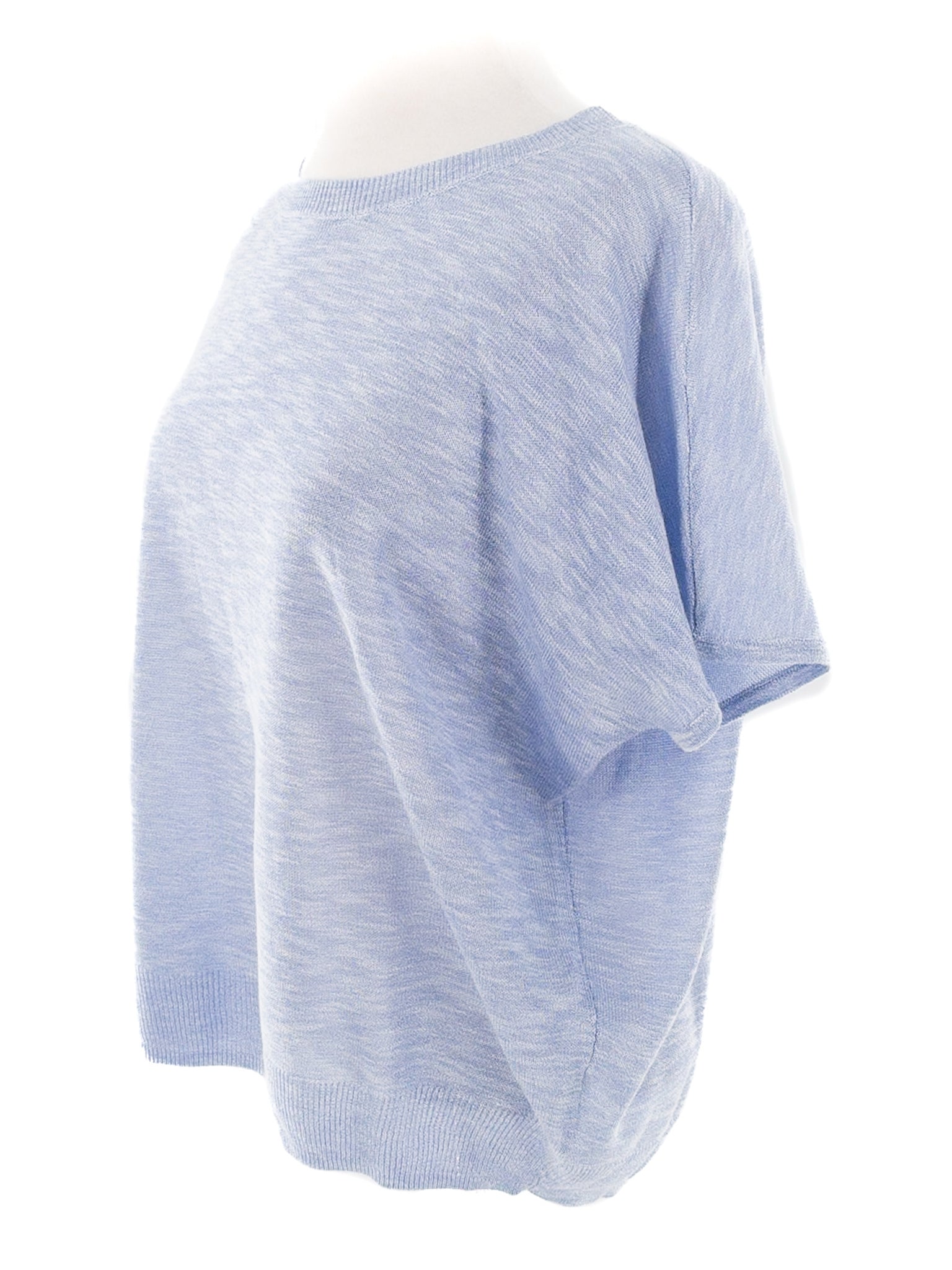 Ellen Tracy Blue Heather Viscose Blend Size S Sweaters
