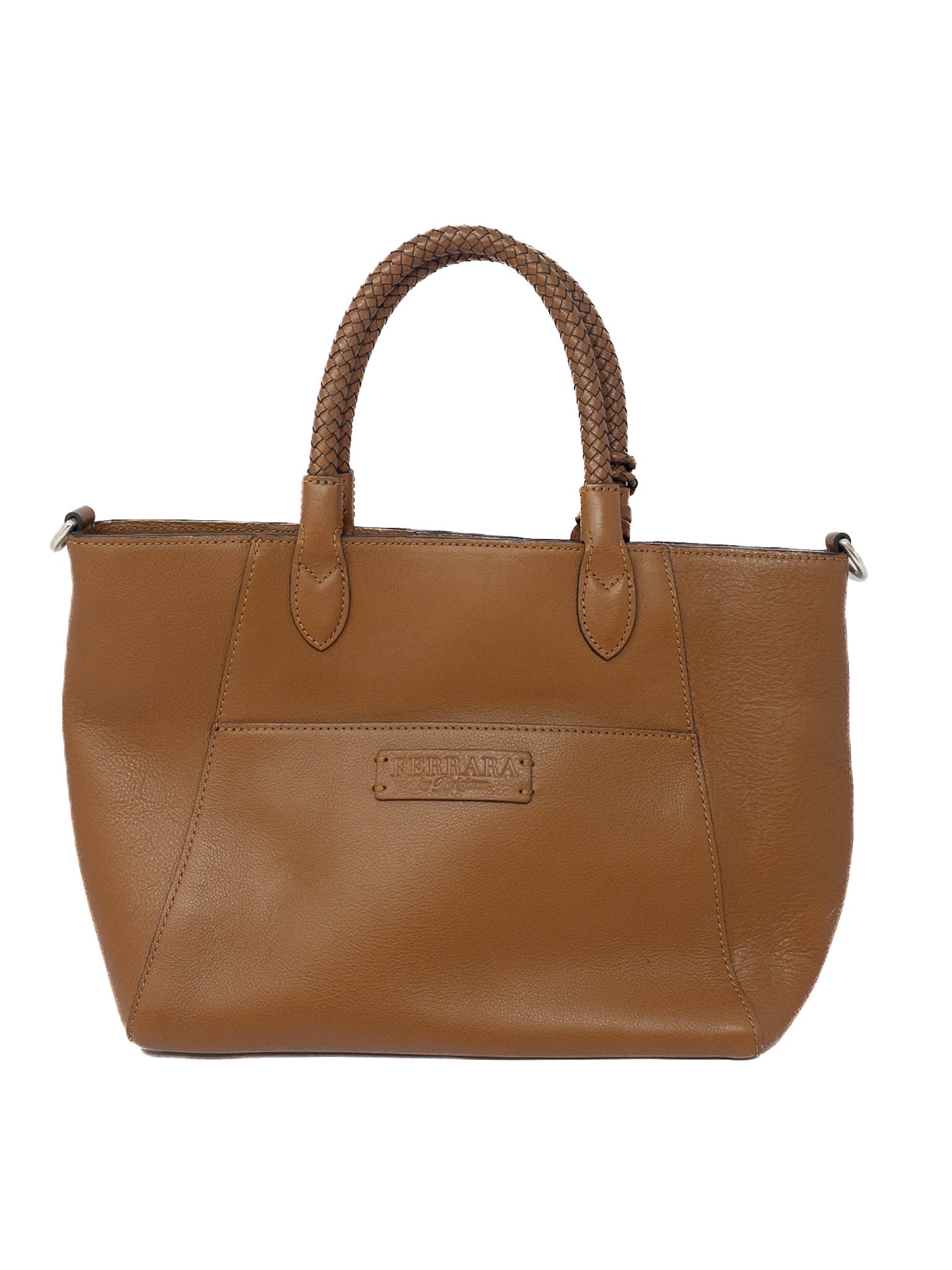 Brighton Cognac Braid Leather Purse
