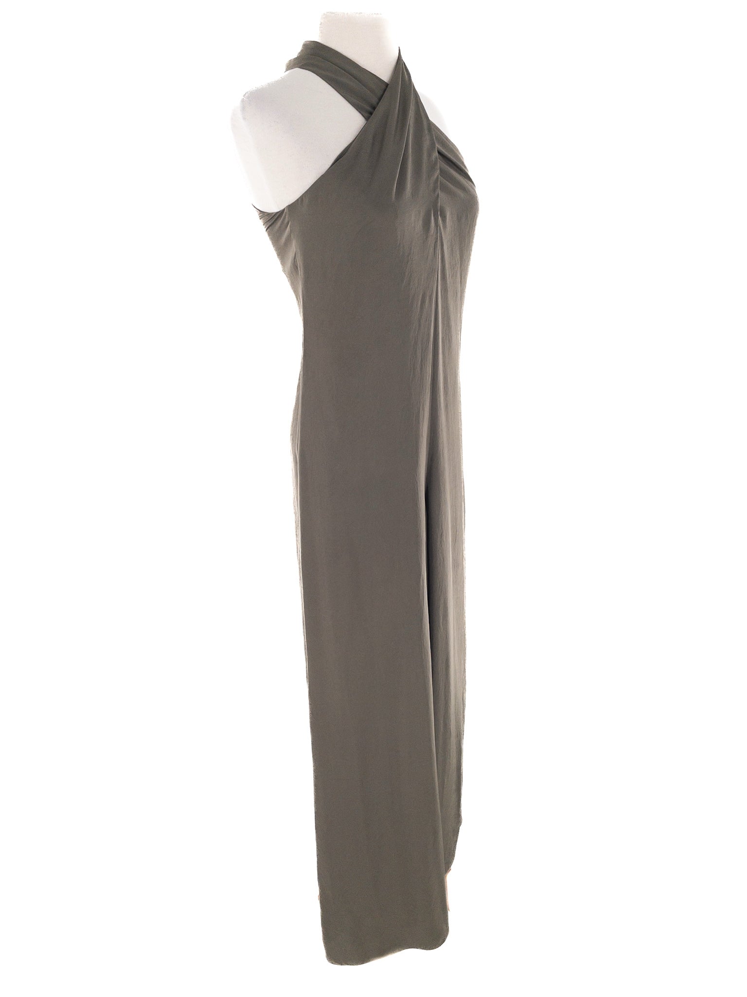 Theory Olive Polyester Wide Leg Size 00 Jumpsuits