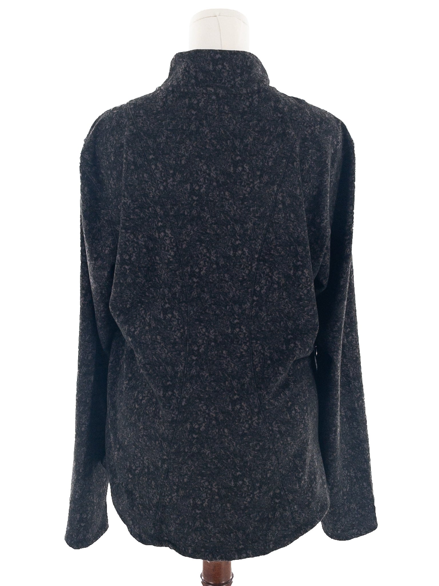 Spyder Charcoal Black Zip Polyester Size XL Sweatshirt