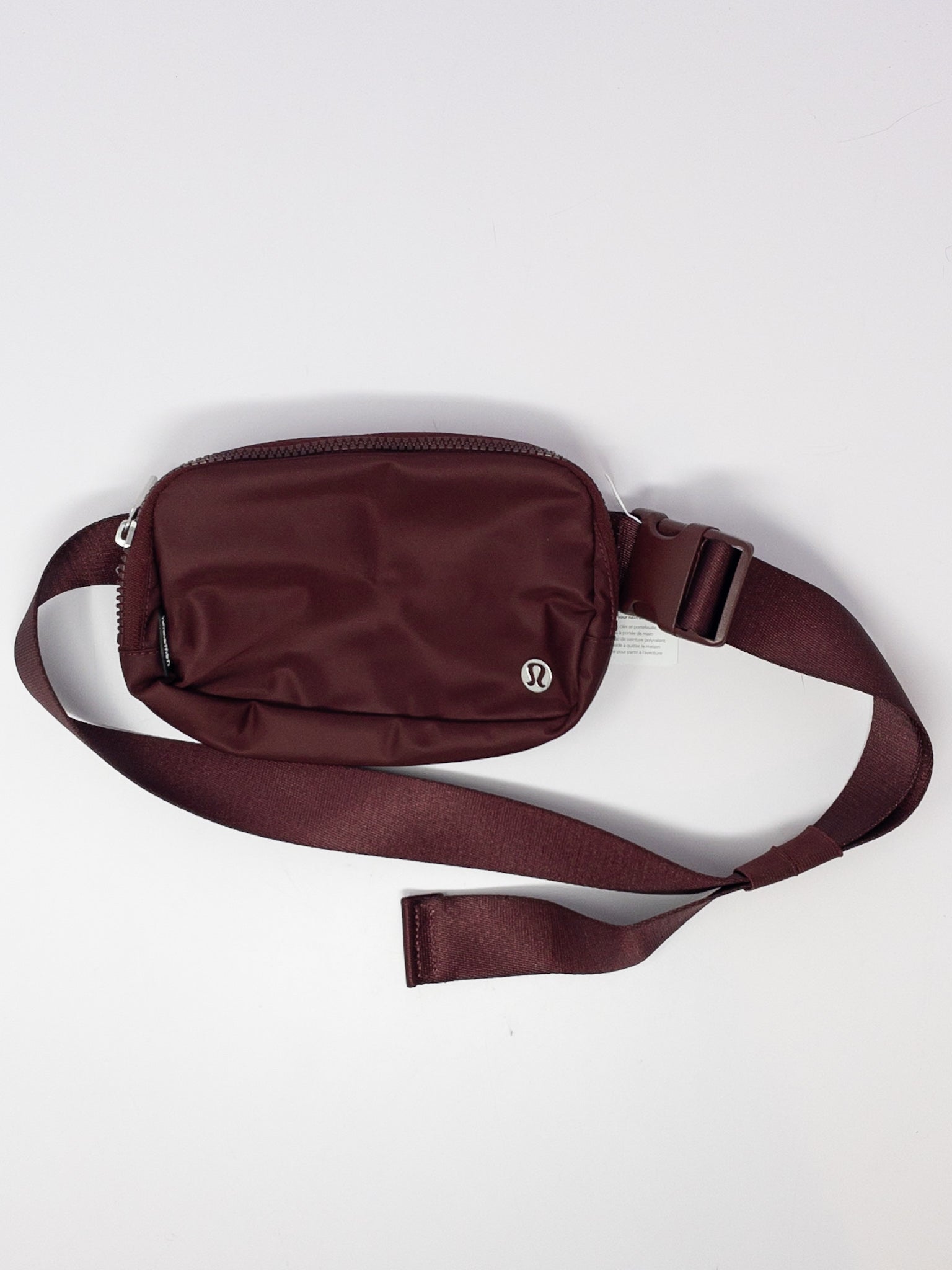 Lululemon Maroon Zip Nylon Cross Body