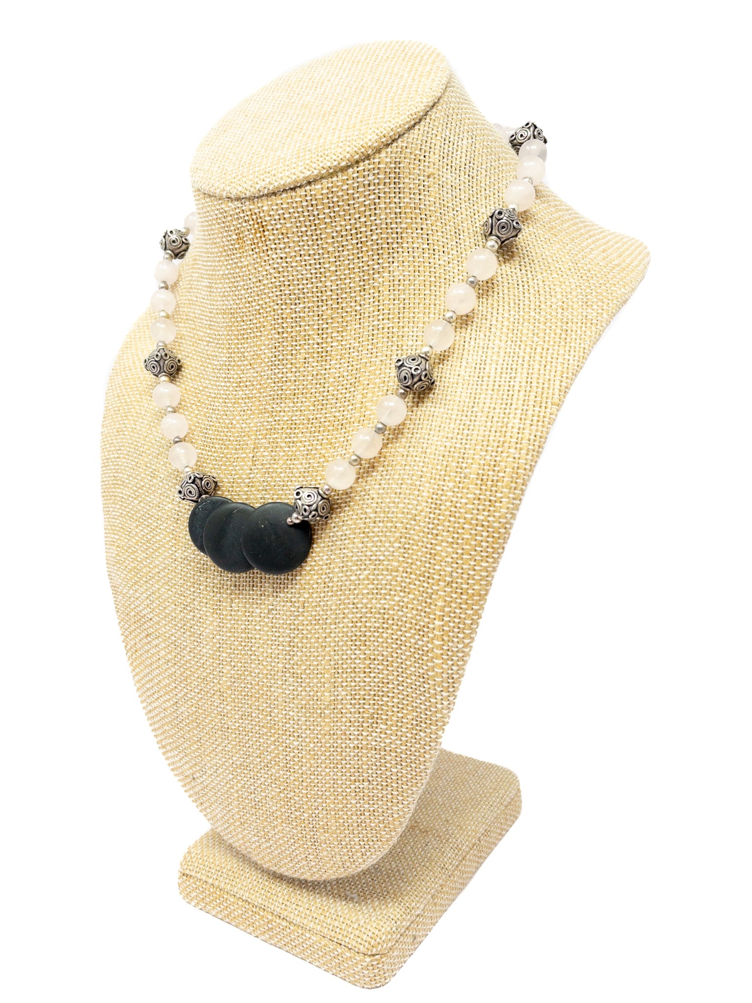 Deb Roberts Pink Silver Beaded Necklaces