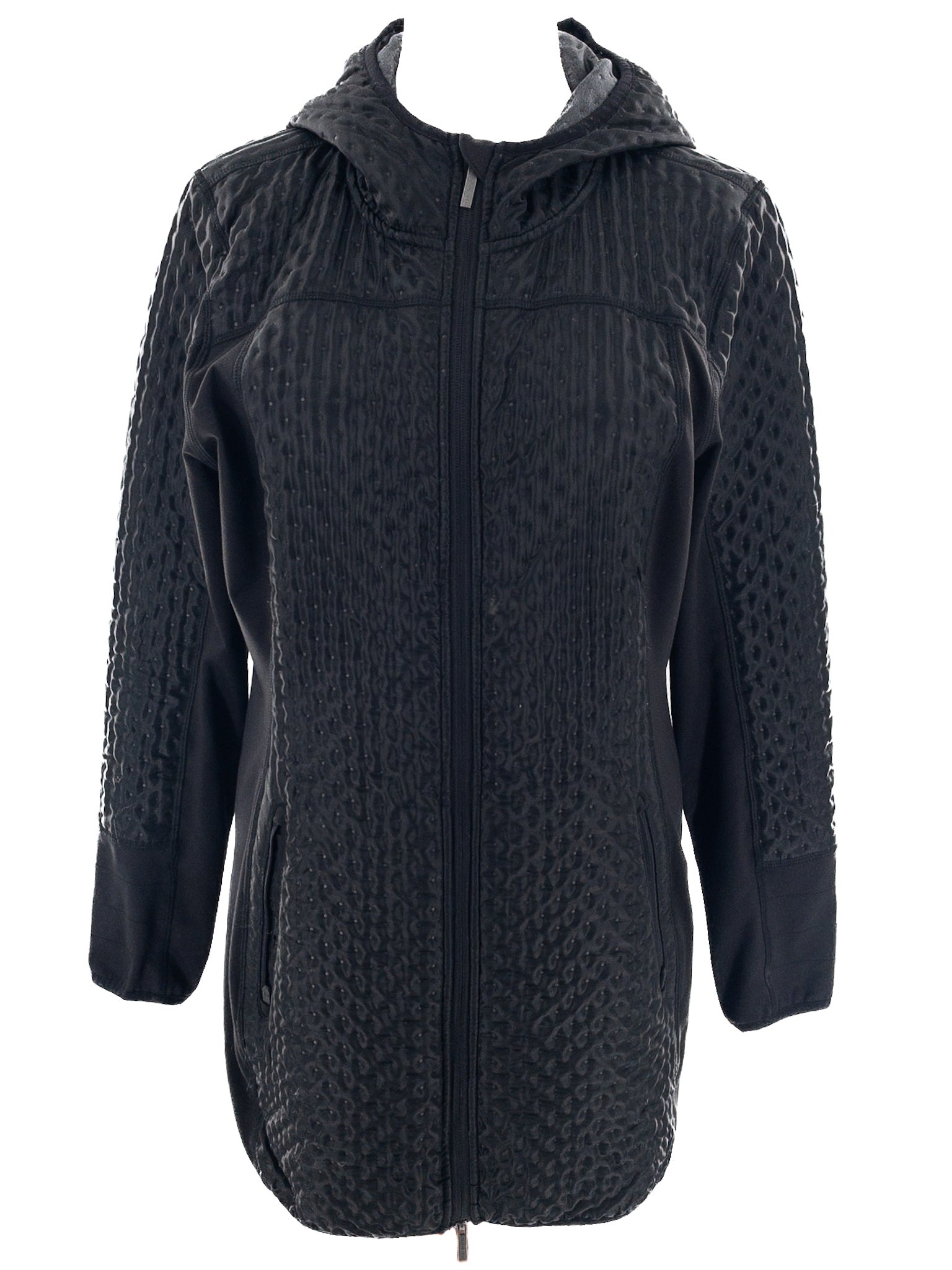 Kyodan Black Quilt Polyester Size L Jacket