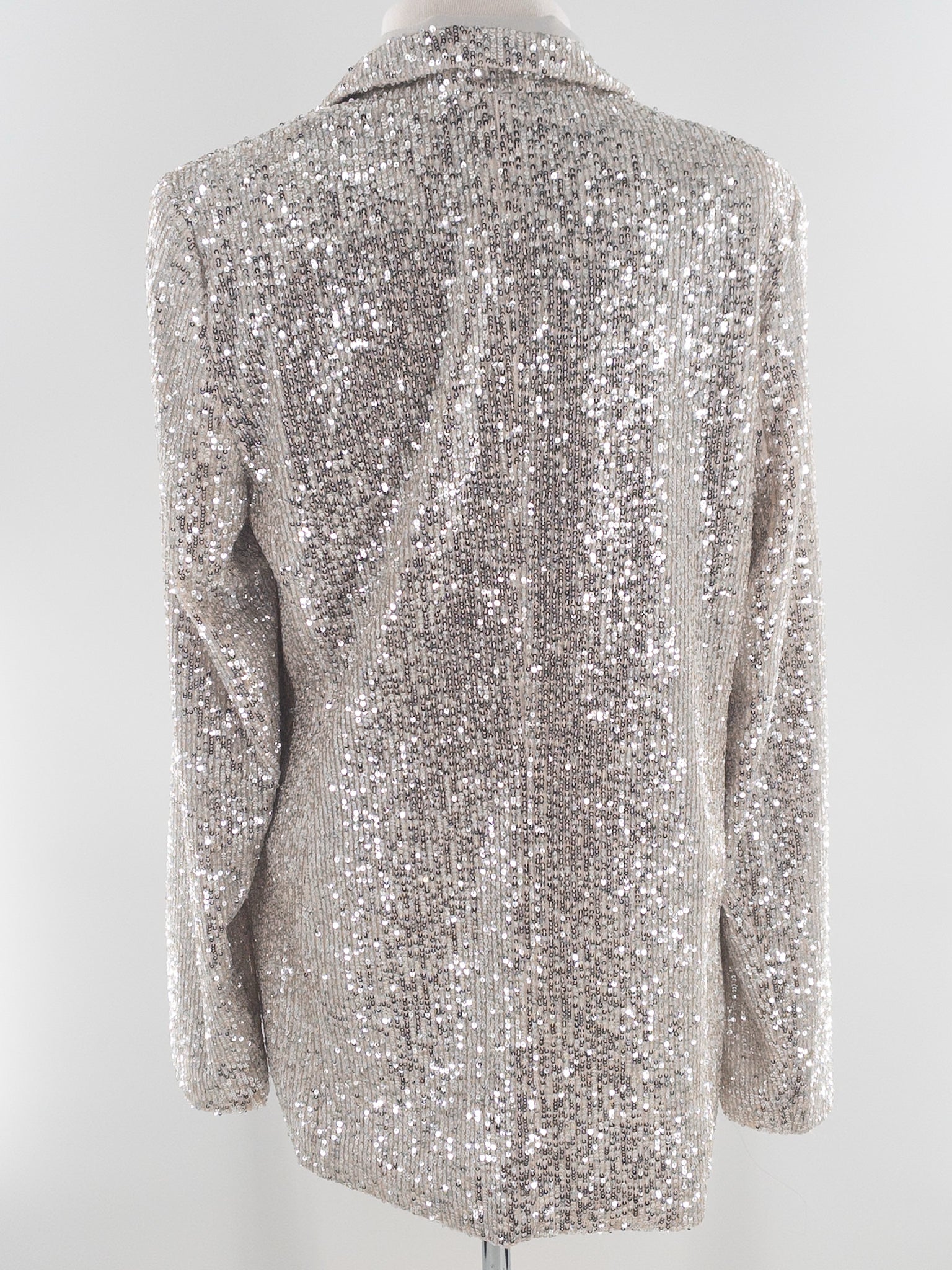 Banana Republic Beige Sequin Polyester Size 6T Blazer