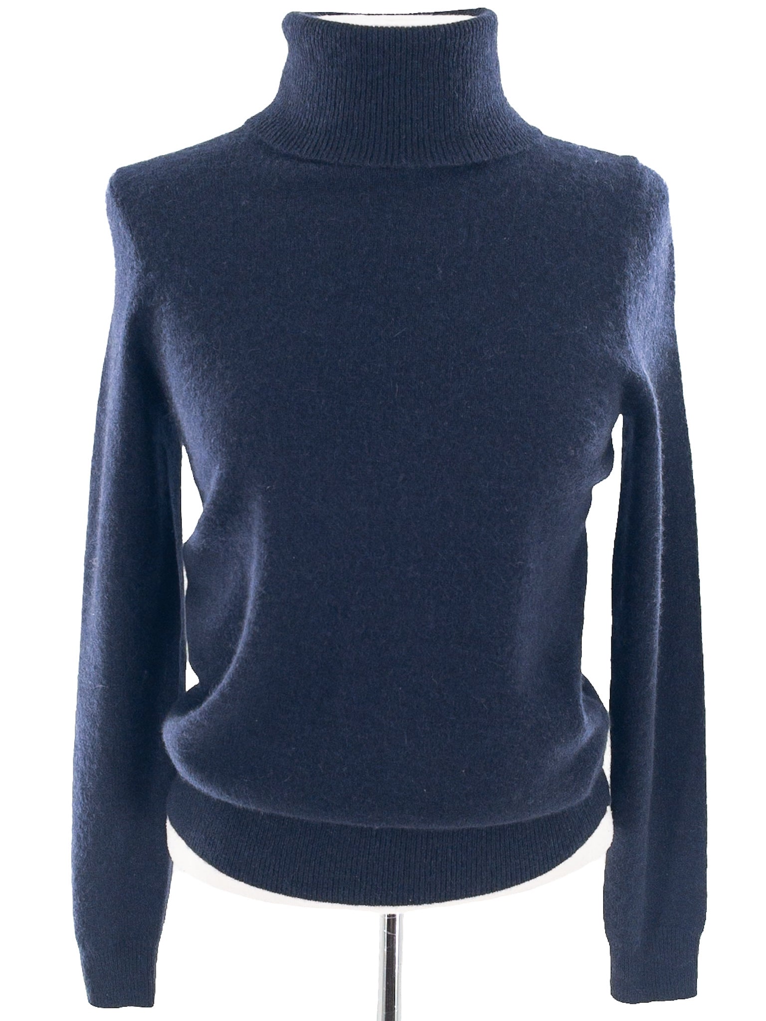 C Navy Cashmere Size XS Turtleneck