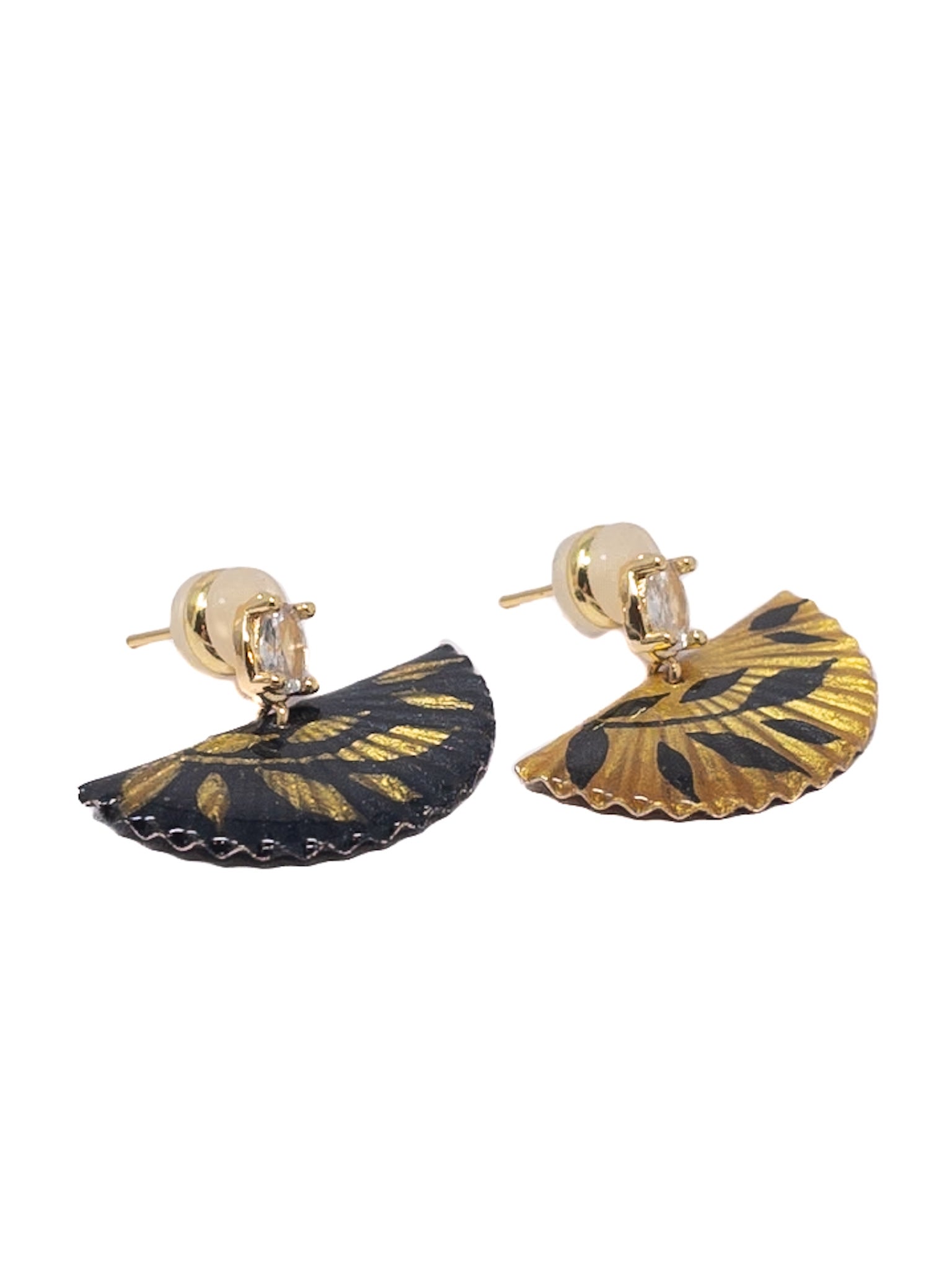 Black Gold Earrings