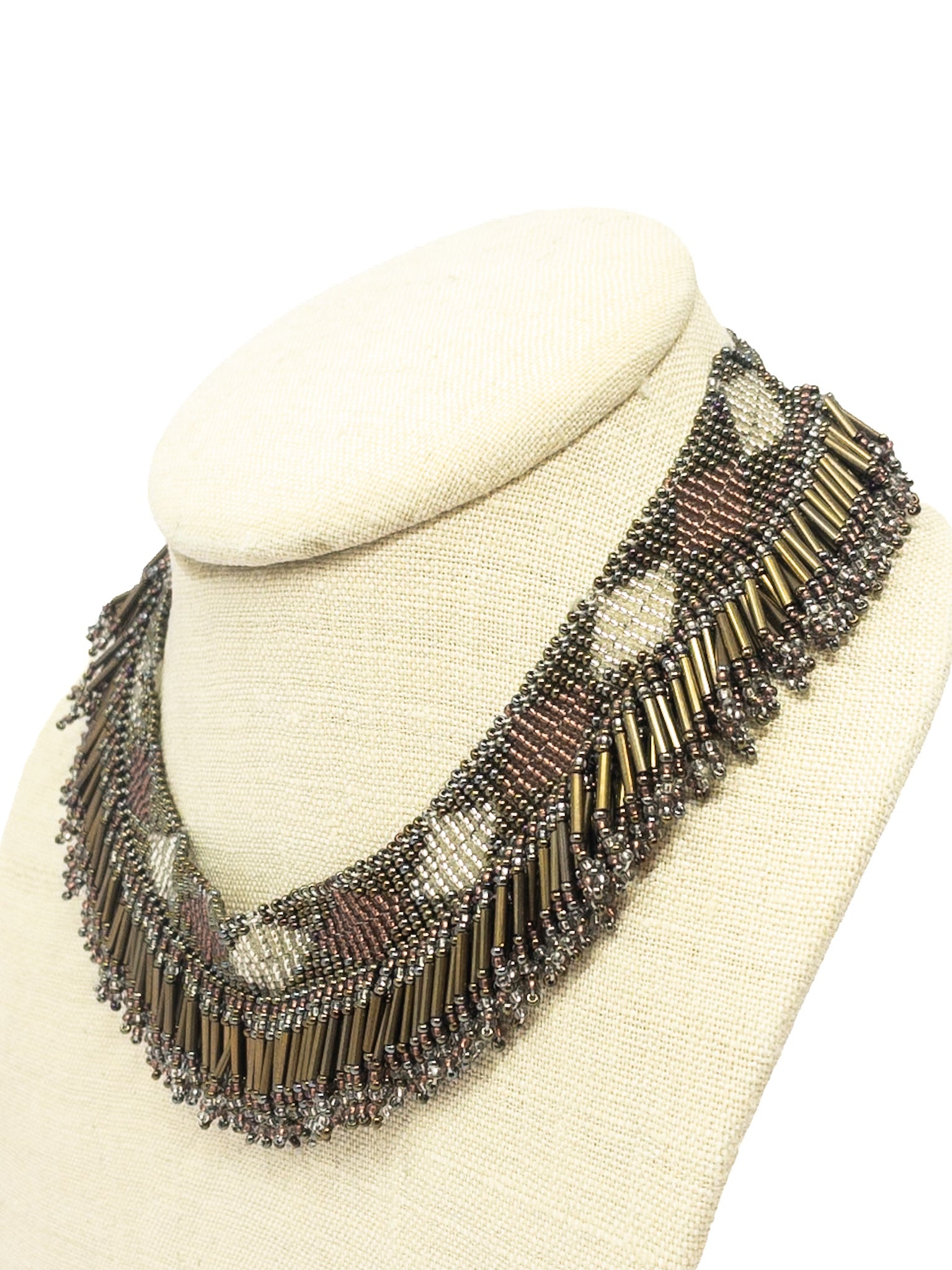 Bronze Beaded Necklaces