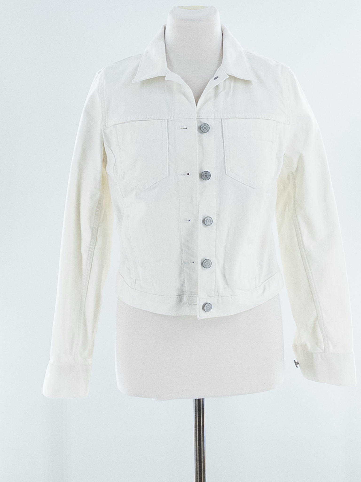 Banana Republic Cream Denim Size S Jacket