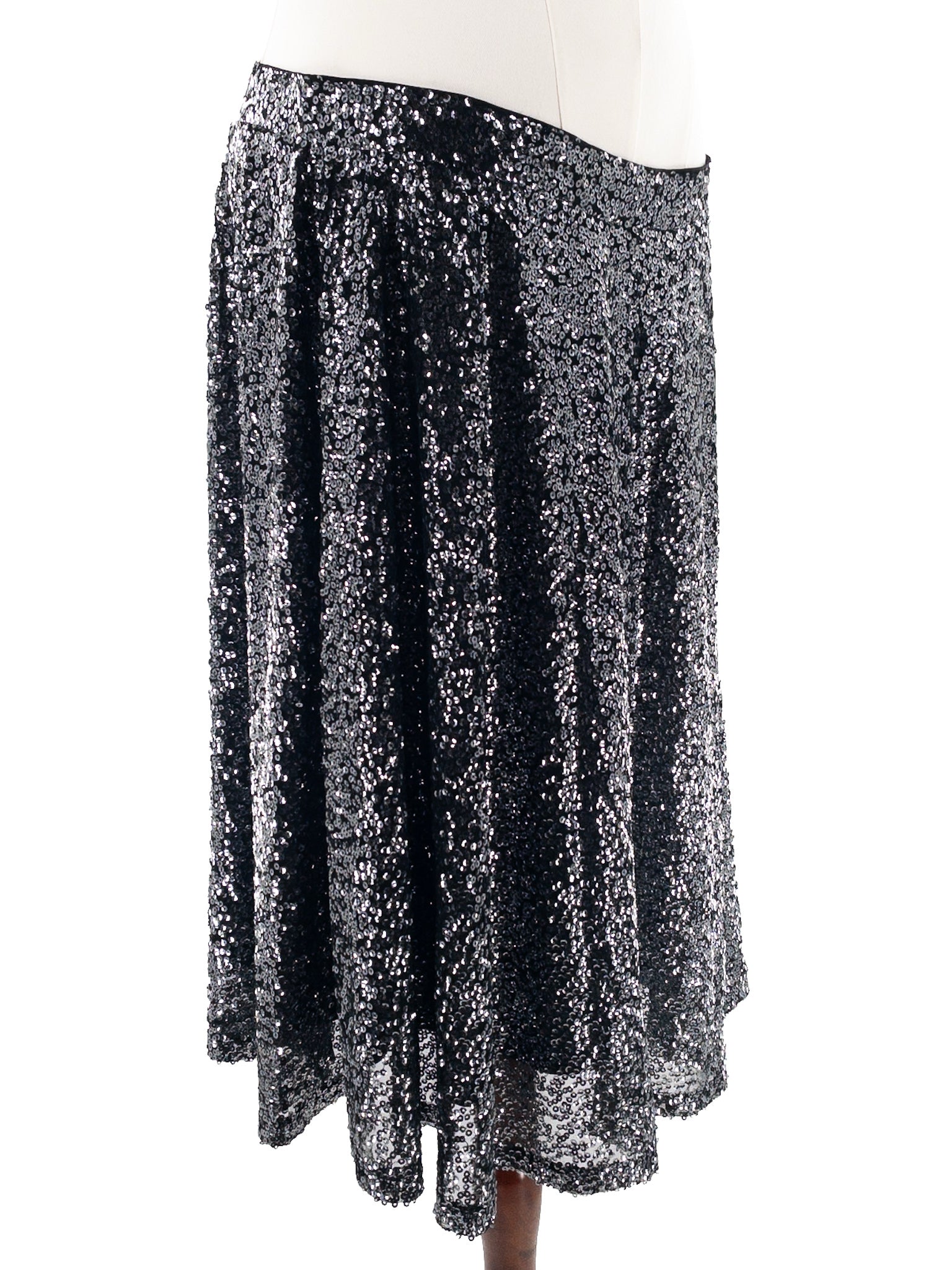 Lane Bryant Charcoal Sequin Polyester Size 18/20 Skirt