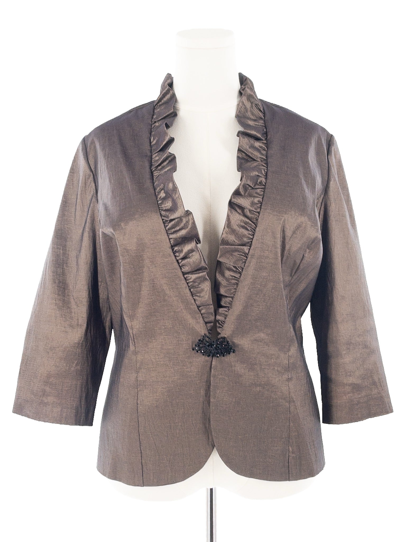 Alex Evenings Bronze Polyester Blend Size XLP Blazer