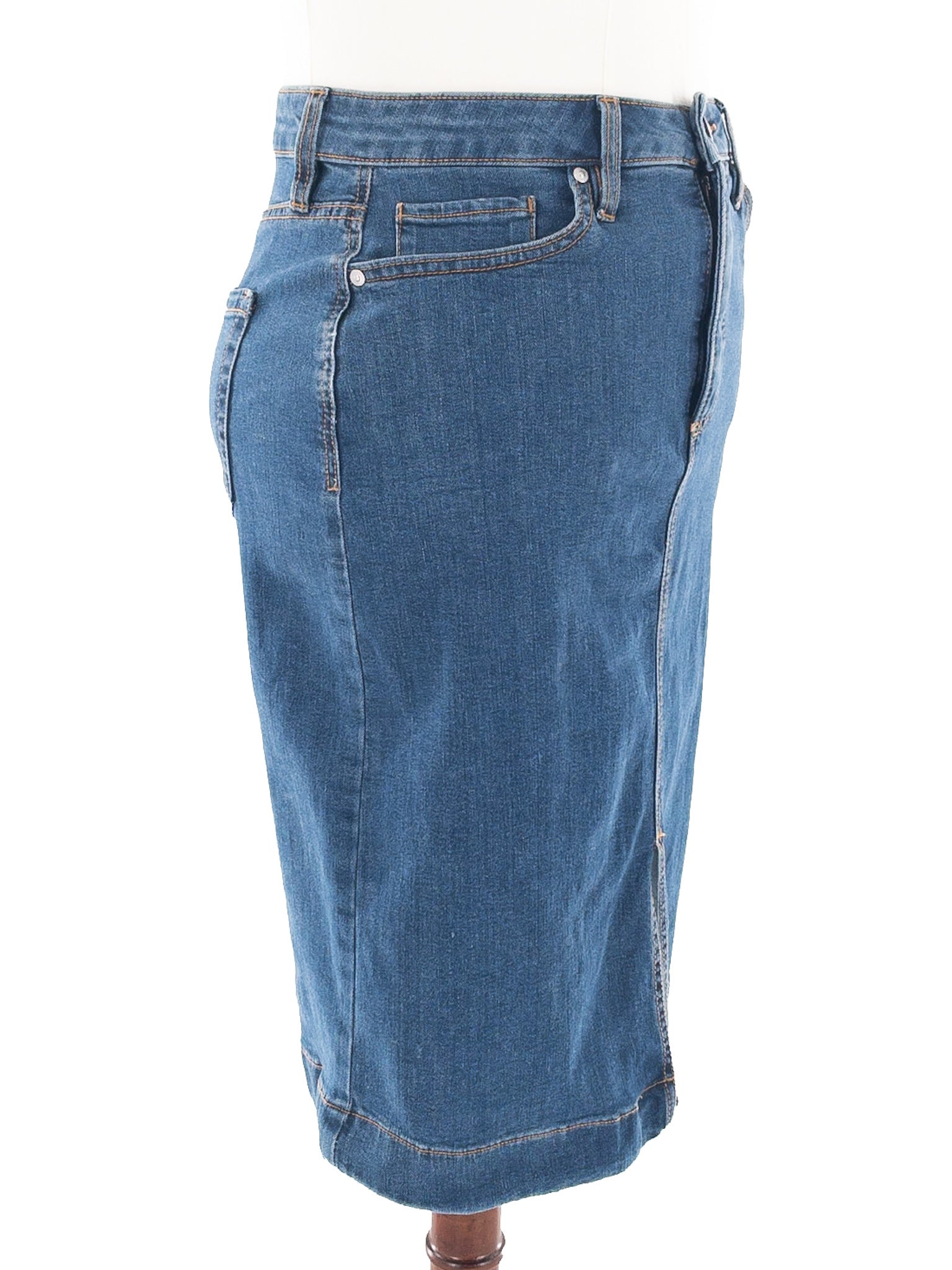 Style & Co Denim Cotton Blend Size 8 Skirt