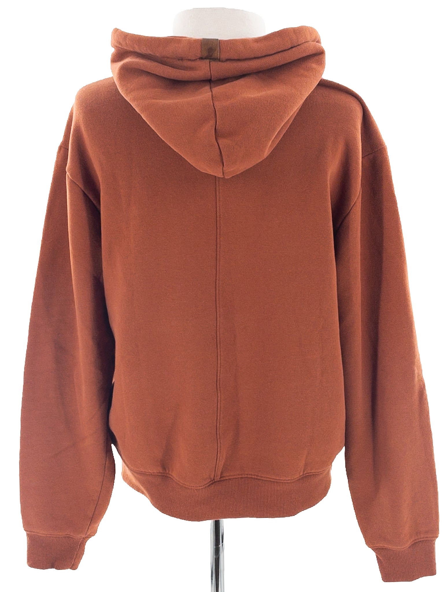 Fundamental Coast Cinnamon Hooded Cotton Blend Size S Sweatshirt