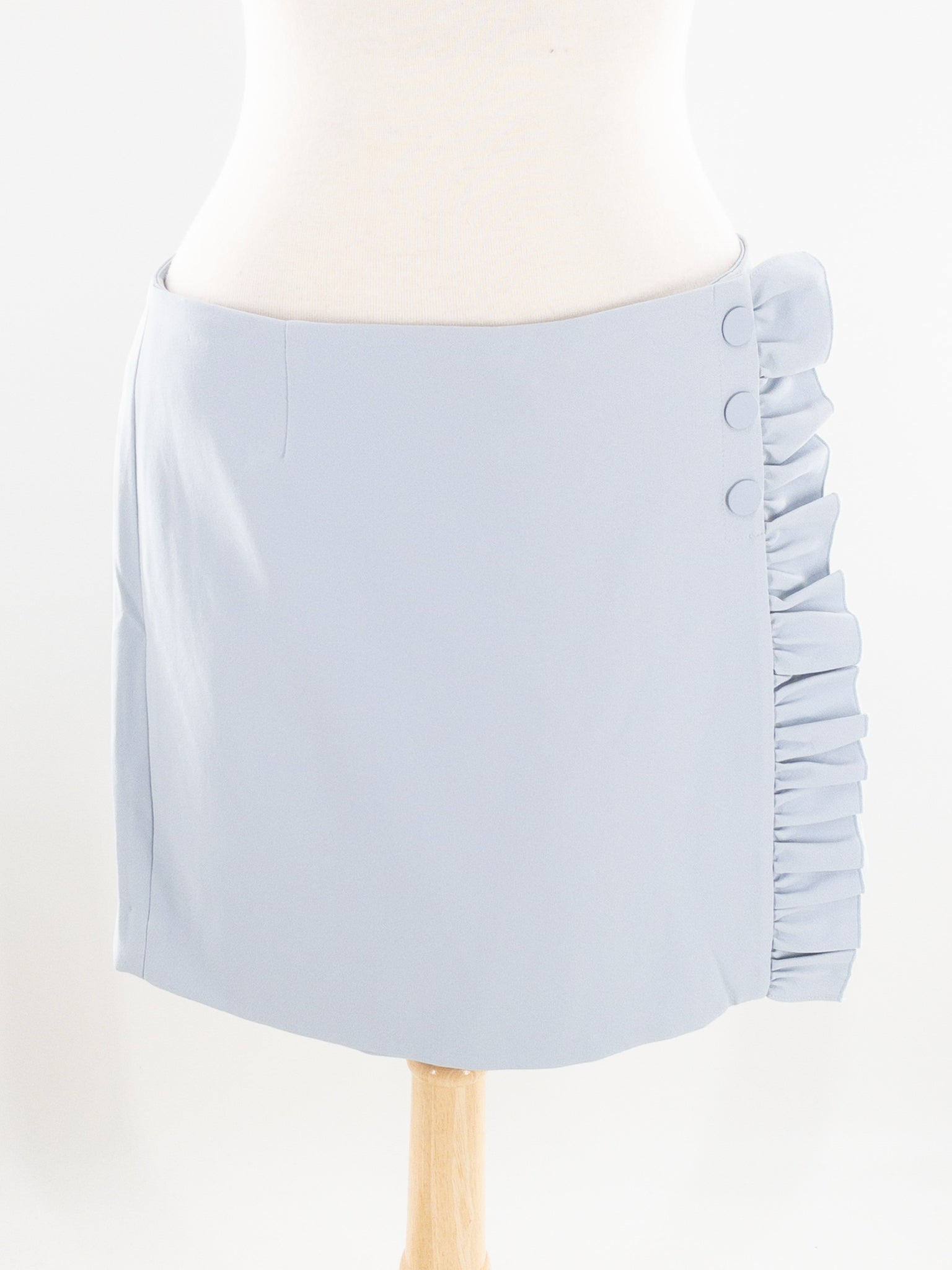 Tory Burch Light Blue Button Polyester Blend Size M Skort