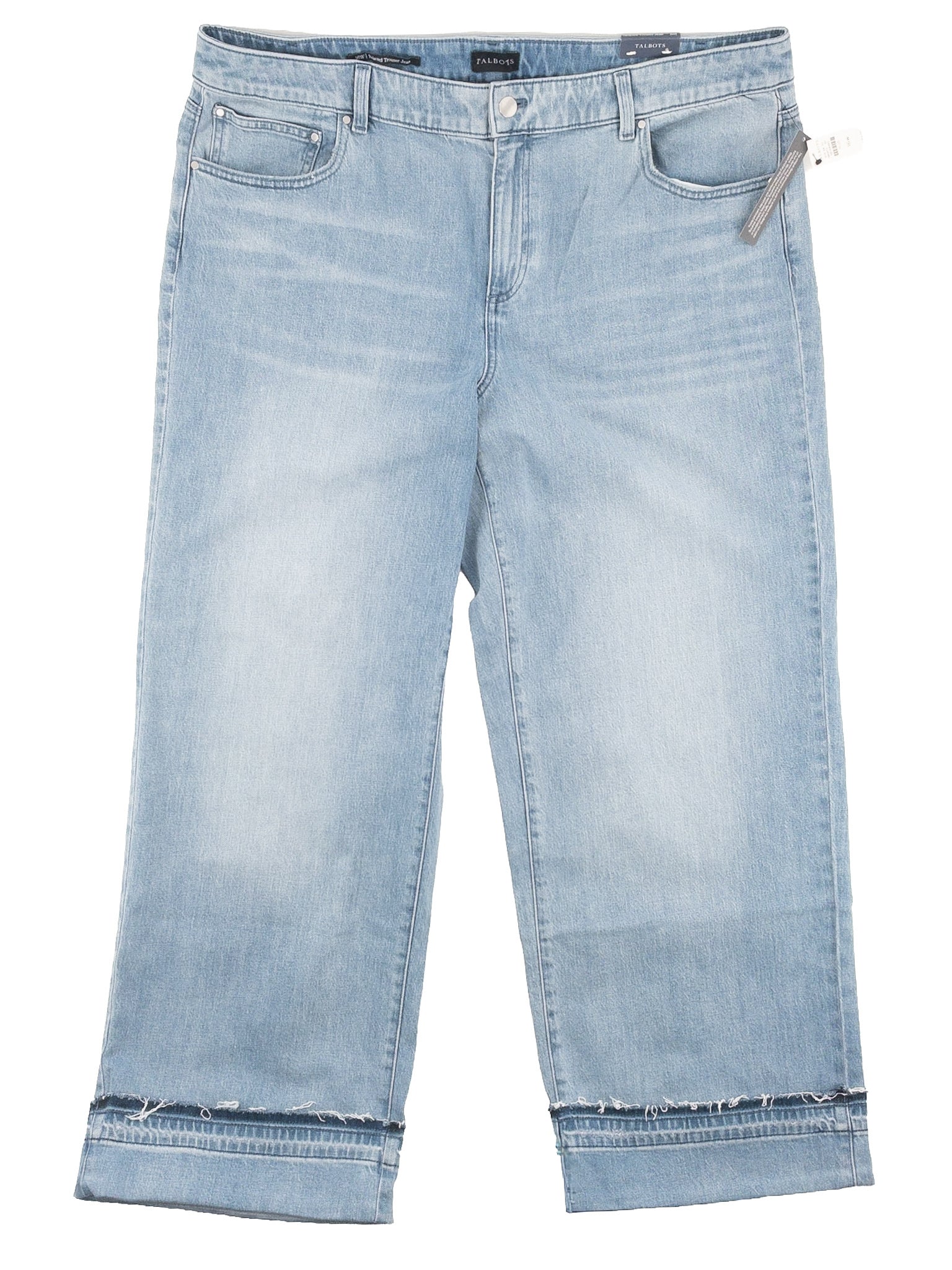 Talbots Blue Washed Denim Trouser Size 16W Jeans