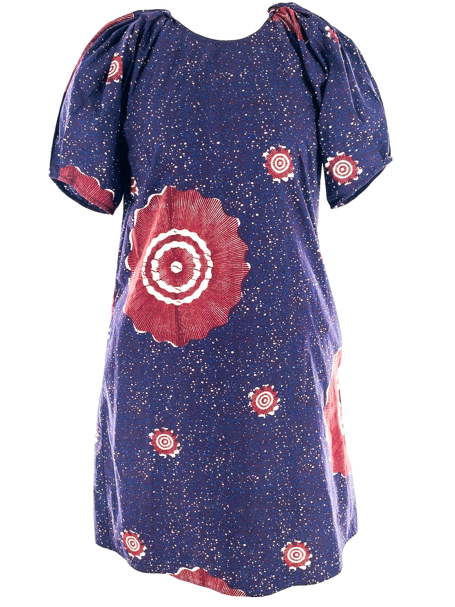 Ulla Johnson Plum Dots Cotton Puff Sleeve Size 6 Dress