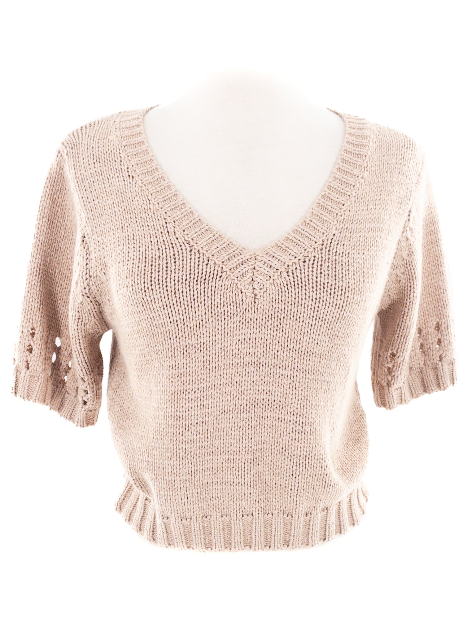 Sage Blush Nylon Blend Size S Sweaters