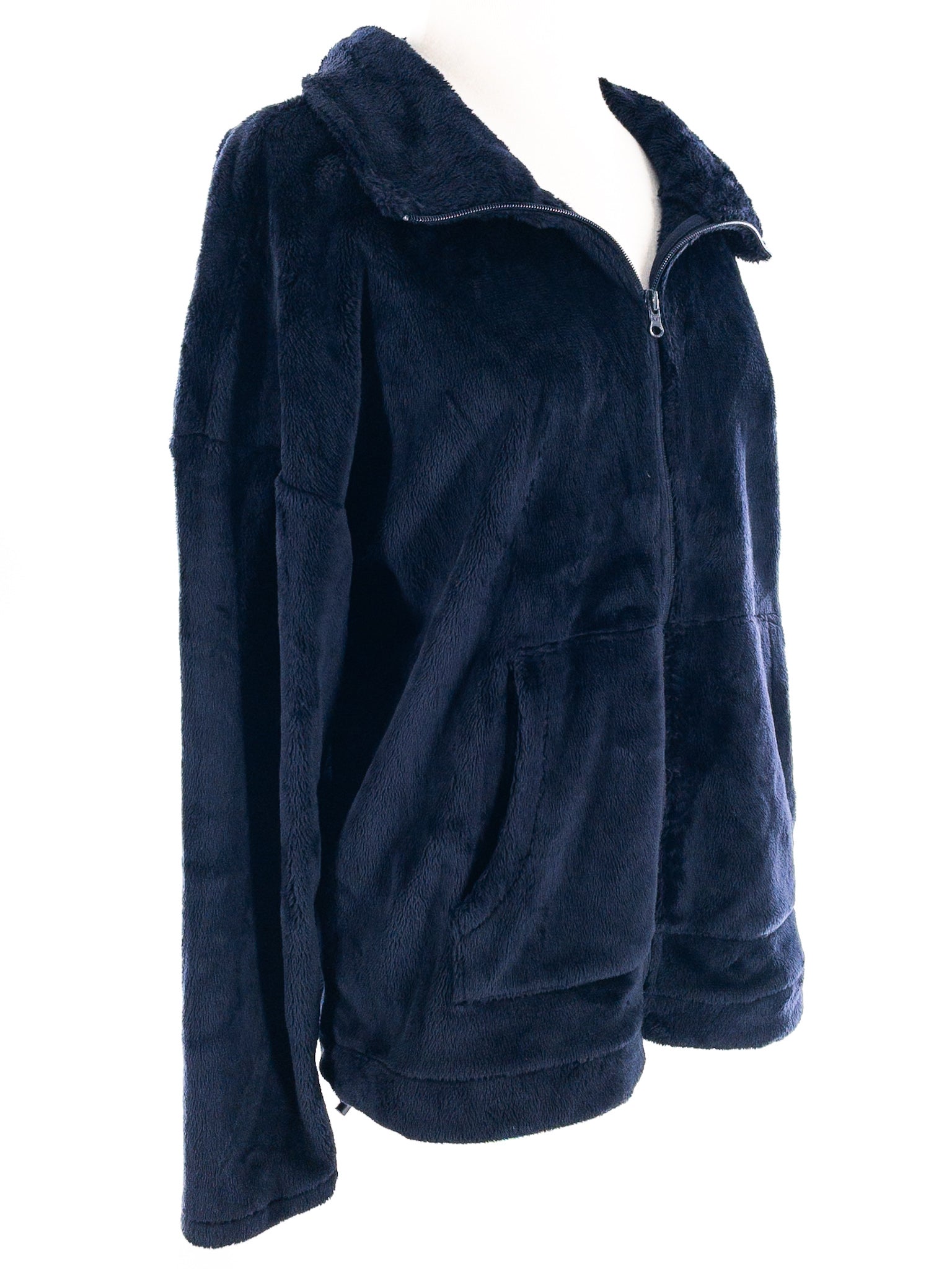 Talbots Navy Fuzzy Polyester Size L Sweatshirt