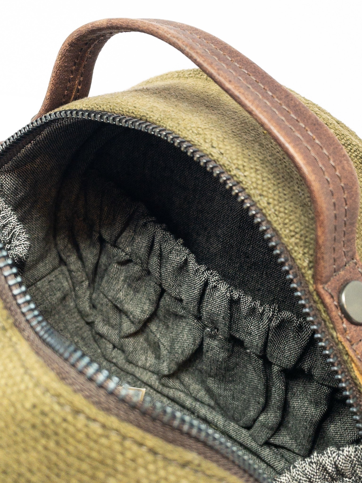 The Burlap People Moss Fabric Cross Body