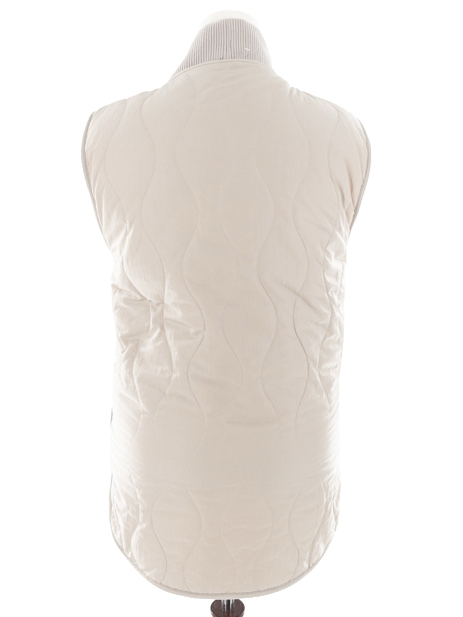 Varley Tan Quilt Polyester Blend Size M Vest