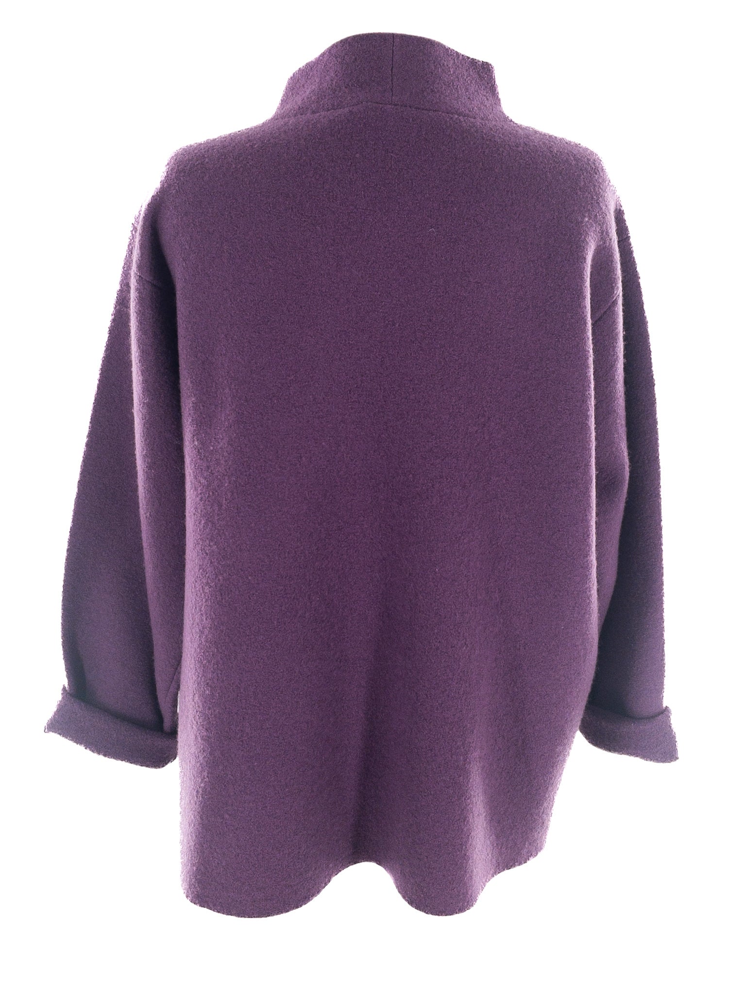 Eileen Fisher Purple Wool Size XL Blazer