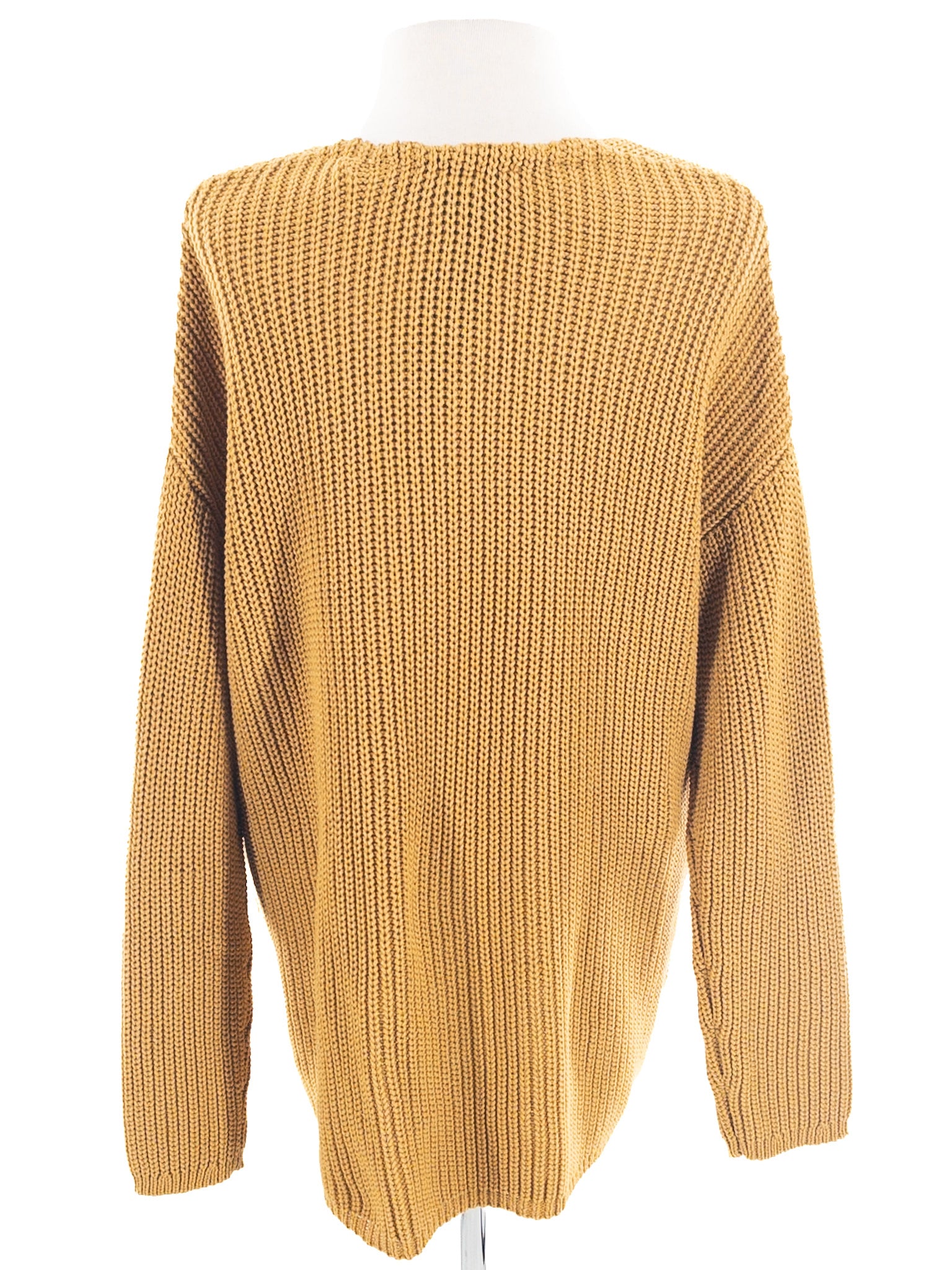 Jenni Kayne Mustard Shaker Cotton Blend Size S Sweaters