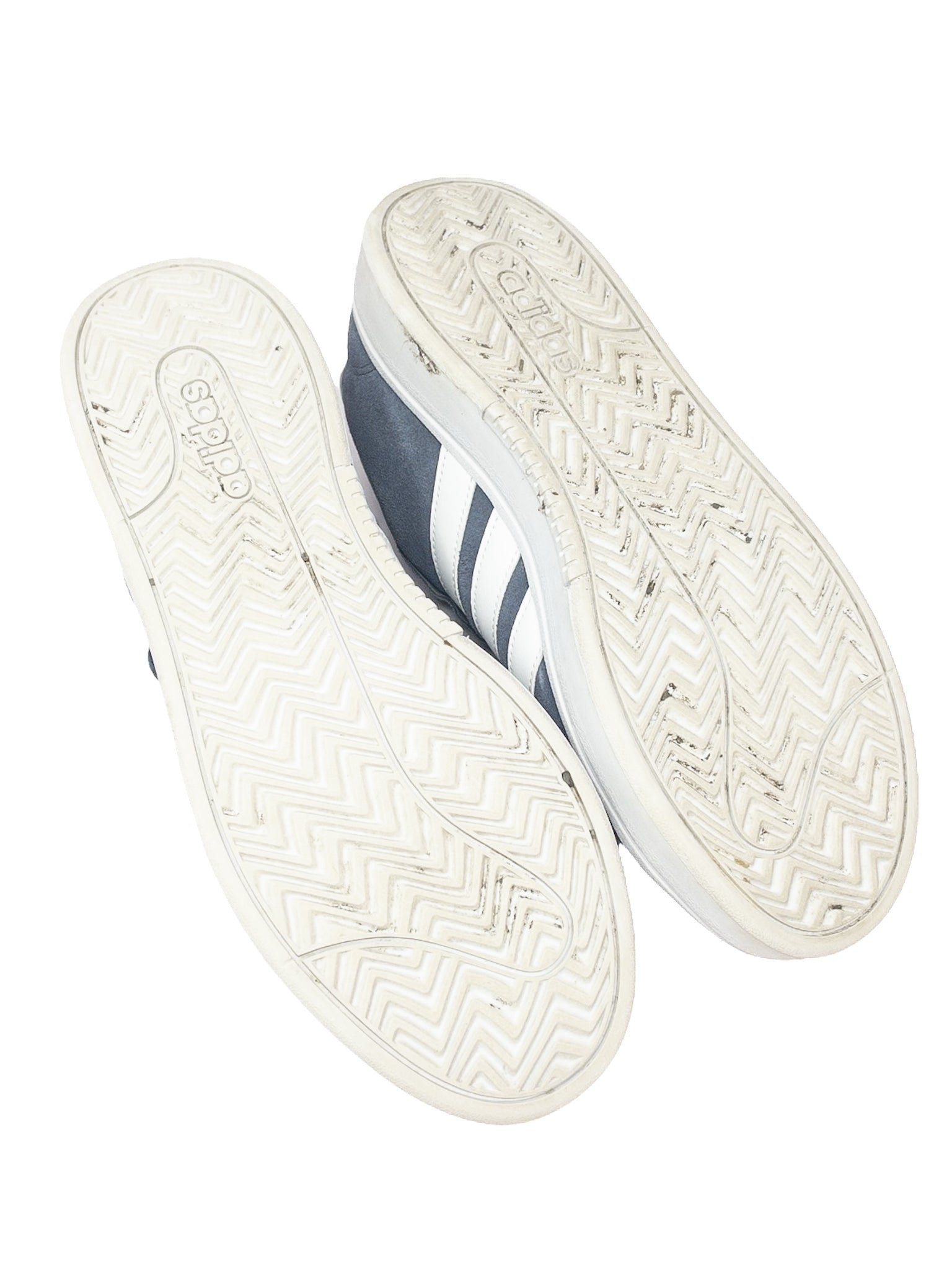 Adidas Gray White Tie Suede 11 Sneakers